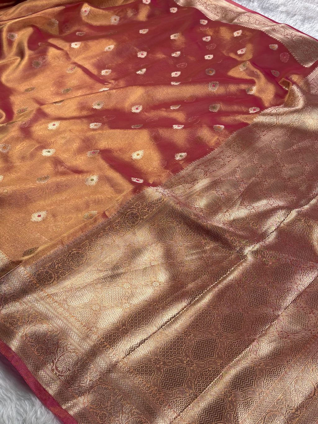 Soft Tishu Silk Banarasi Saree