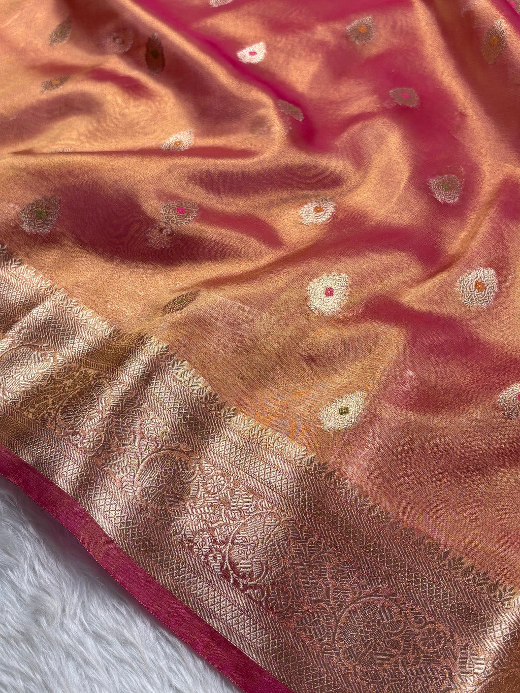 Soft Tishu Silk Banarasi Saree