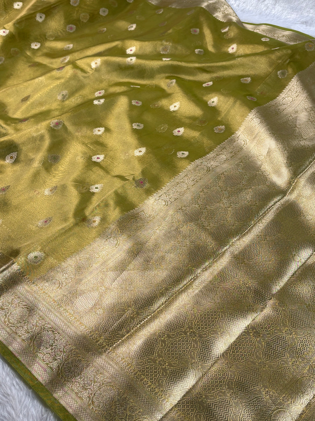 Soft Tishu Silk Banarasi Saree