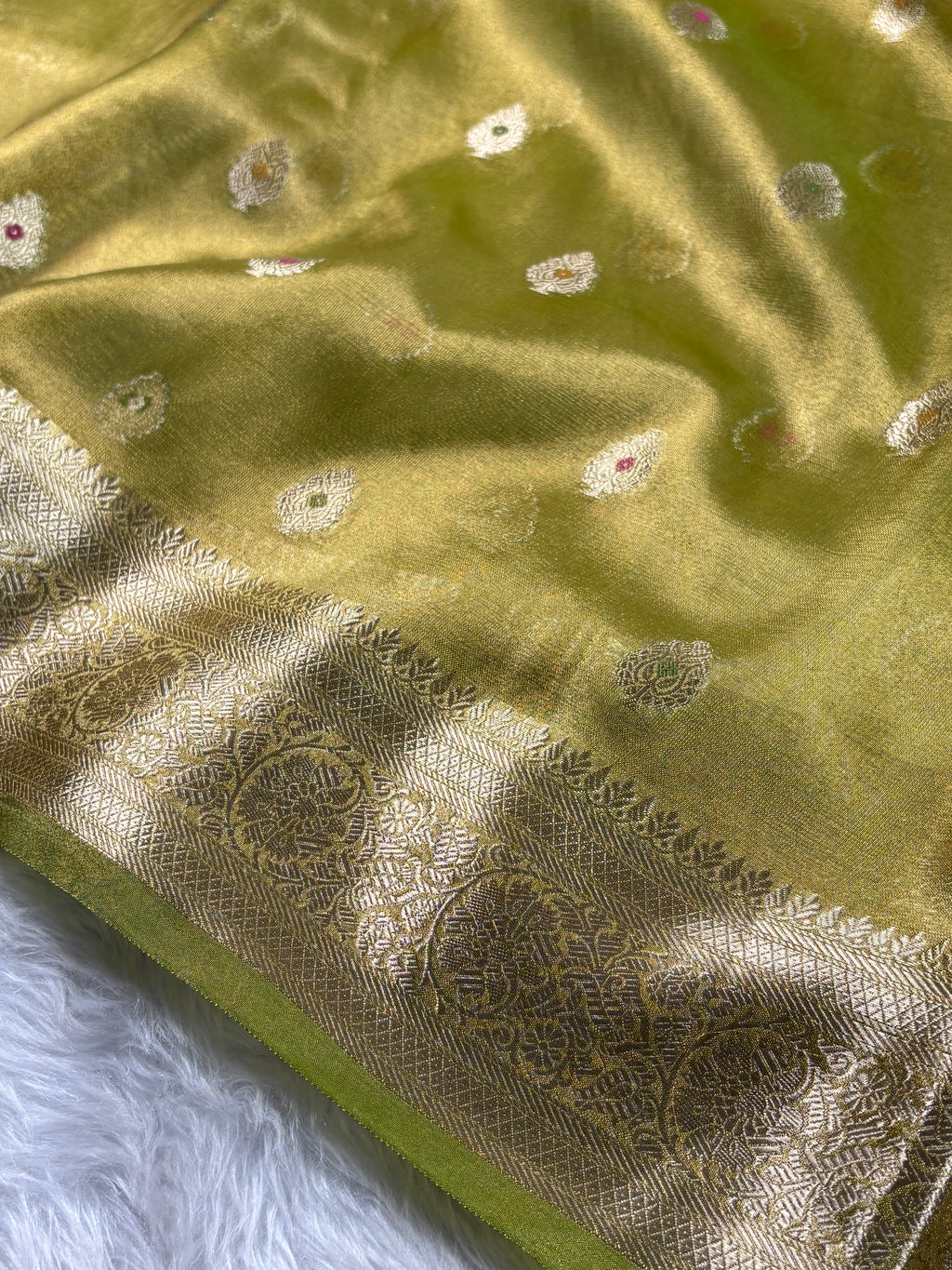 Soft Tishu Silk Banarasi Saree