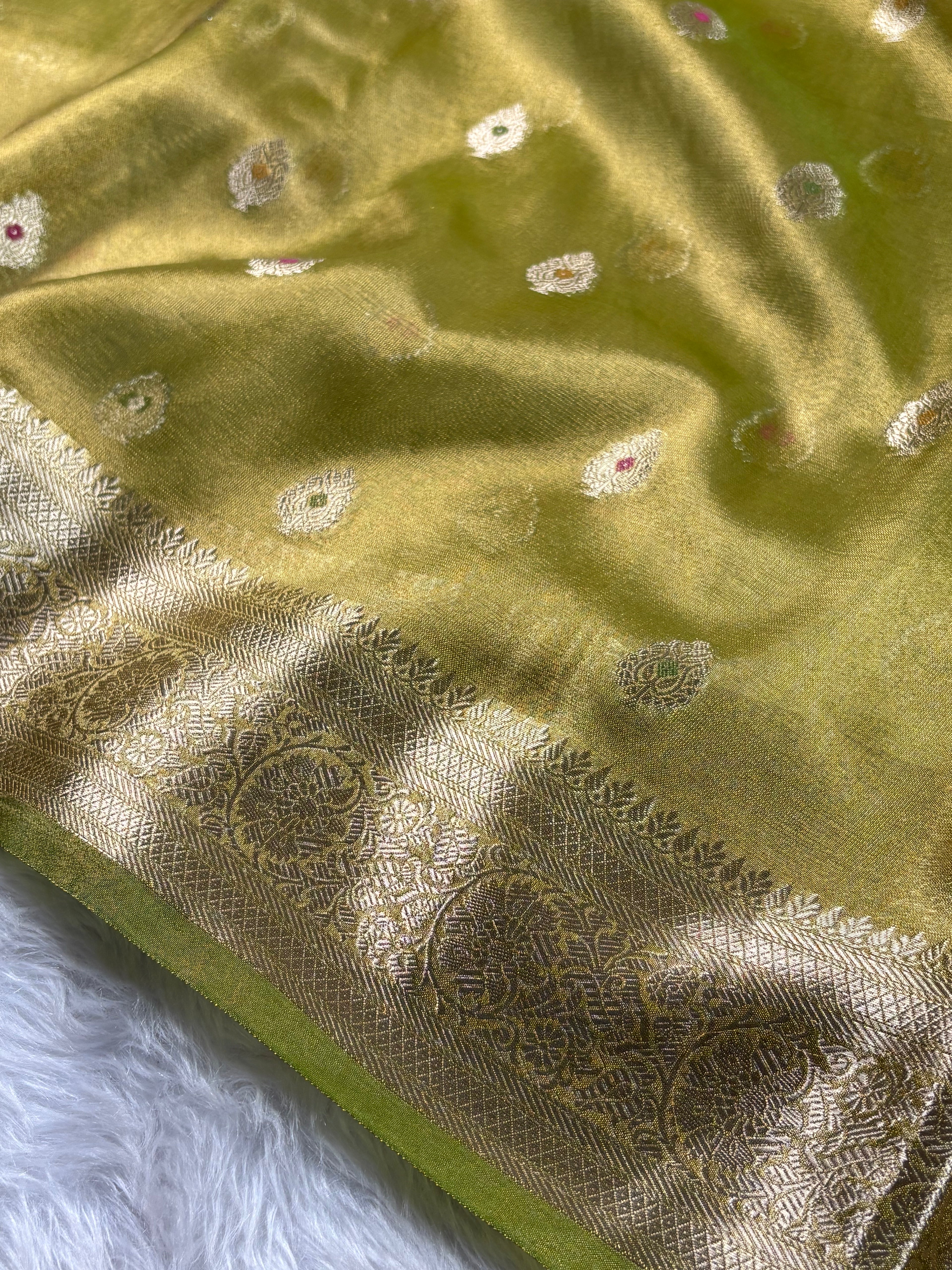 Soft Tishu Silk Banarasi Saree
