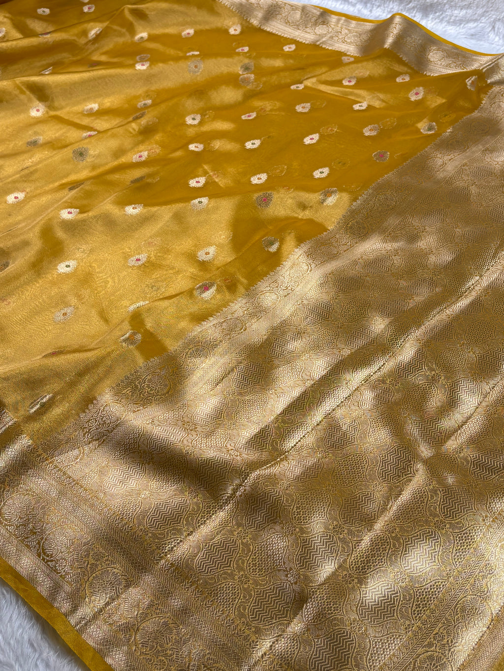 Soft Tishu Silk Banarasi Saree