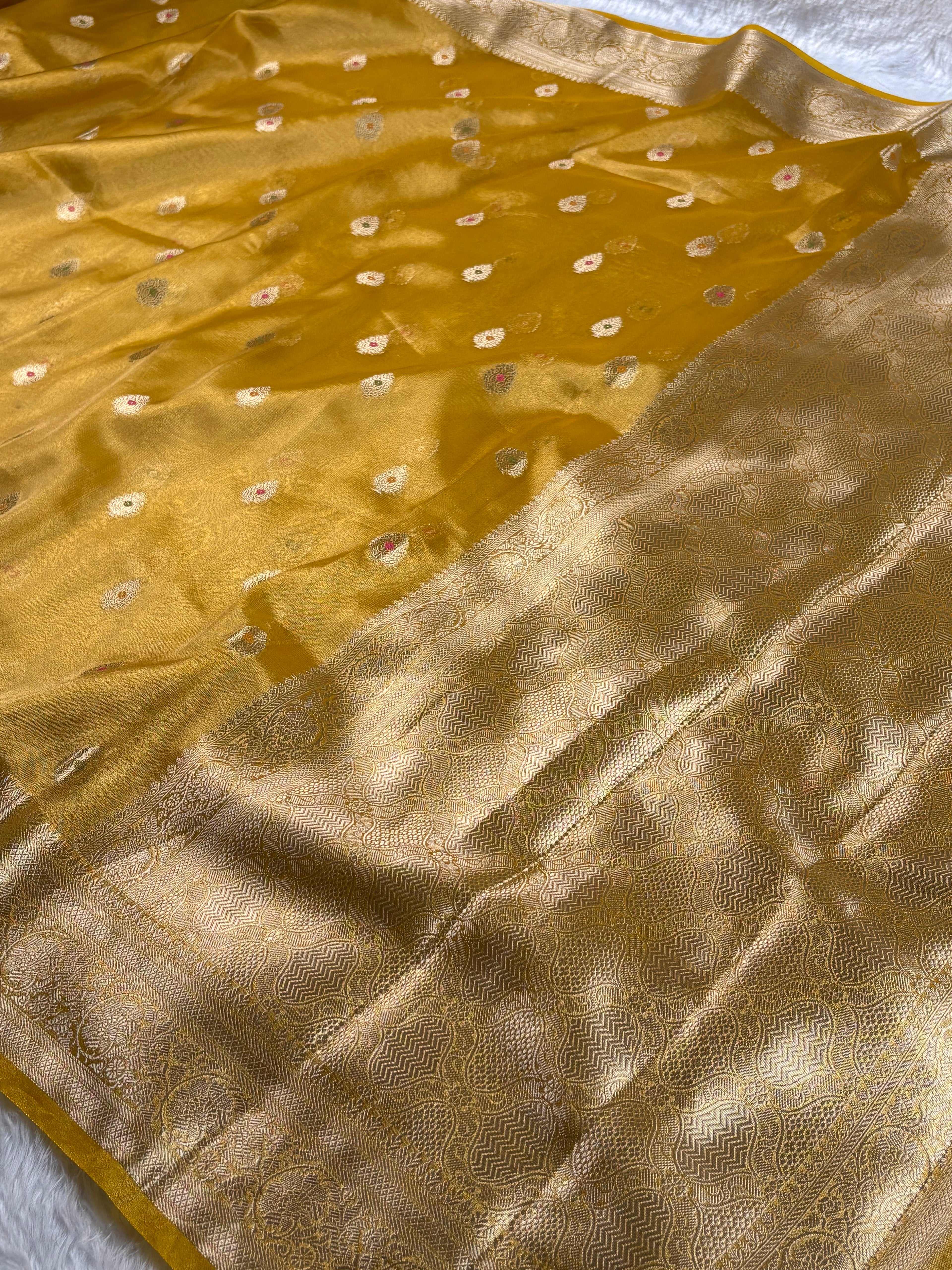 Soft Tishu Silk Banarasi Saree