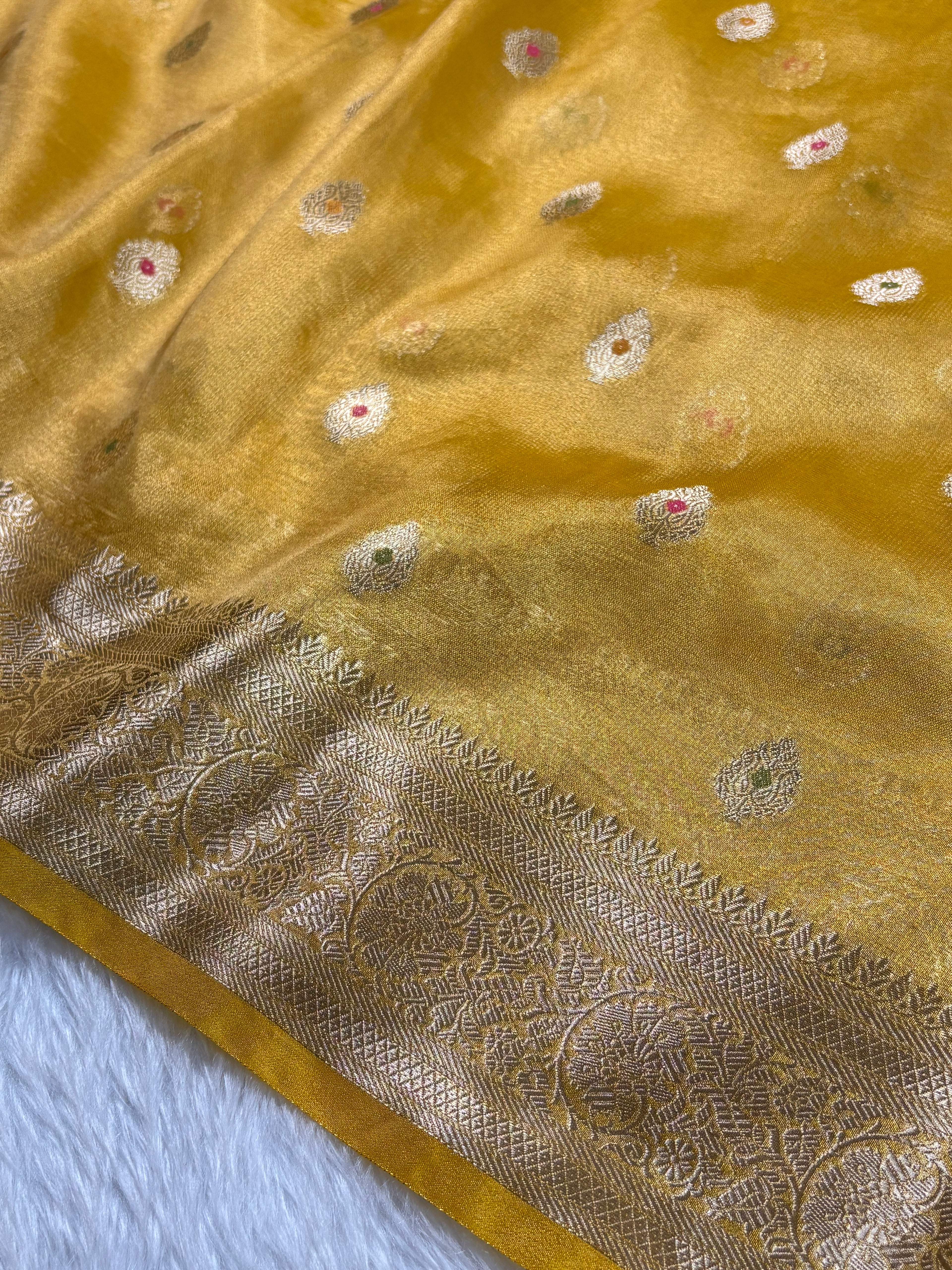 Soft Tishu Silk Banarasi Saree