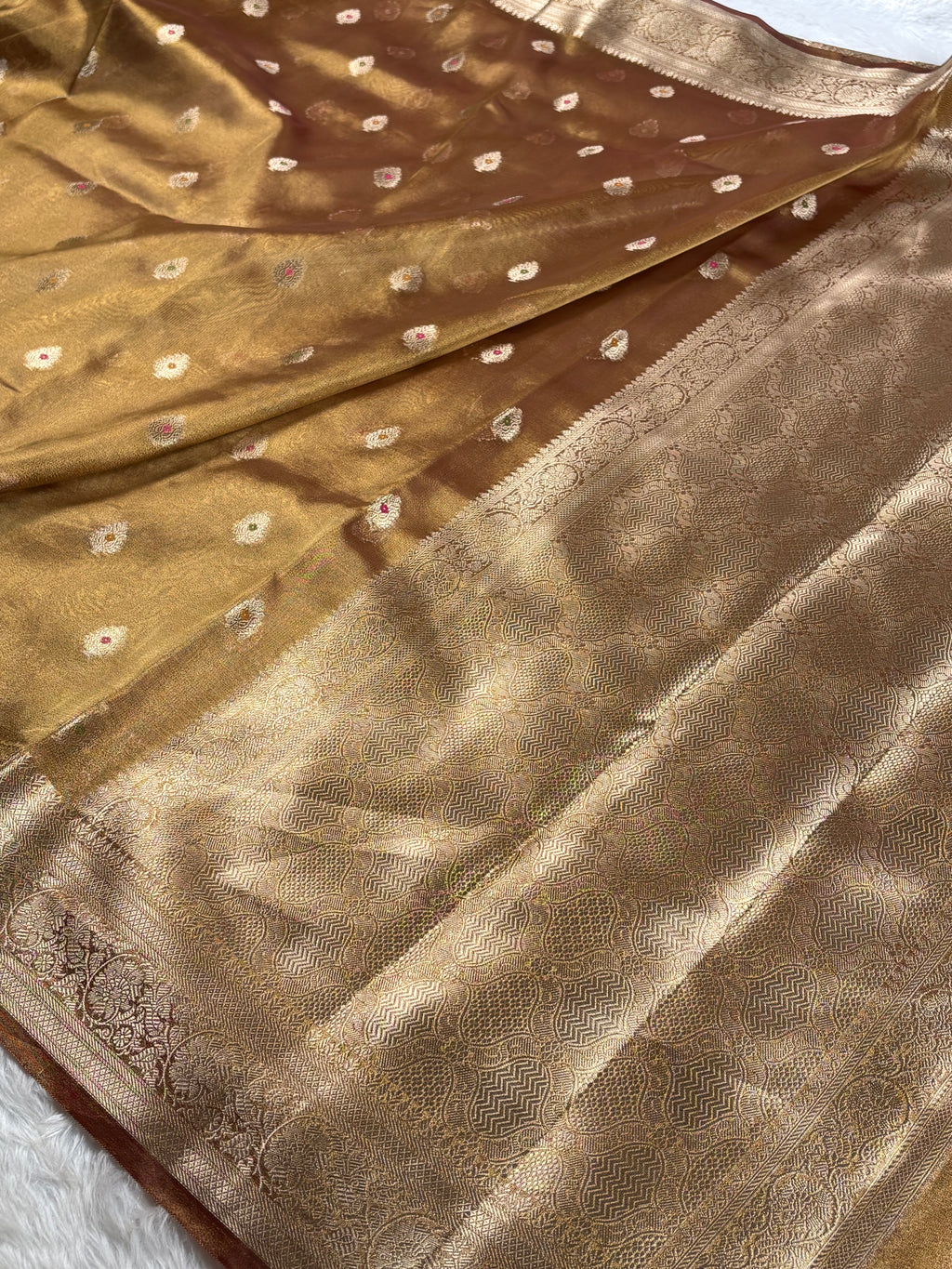 Soft Tishu Silk Banarasi Saree