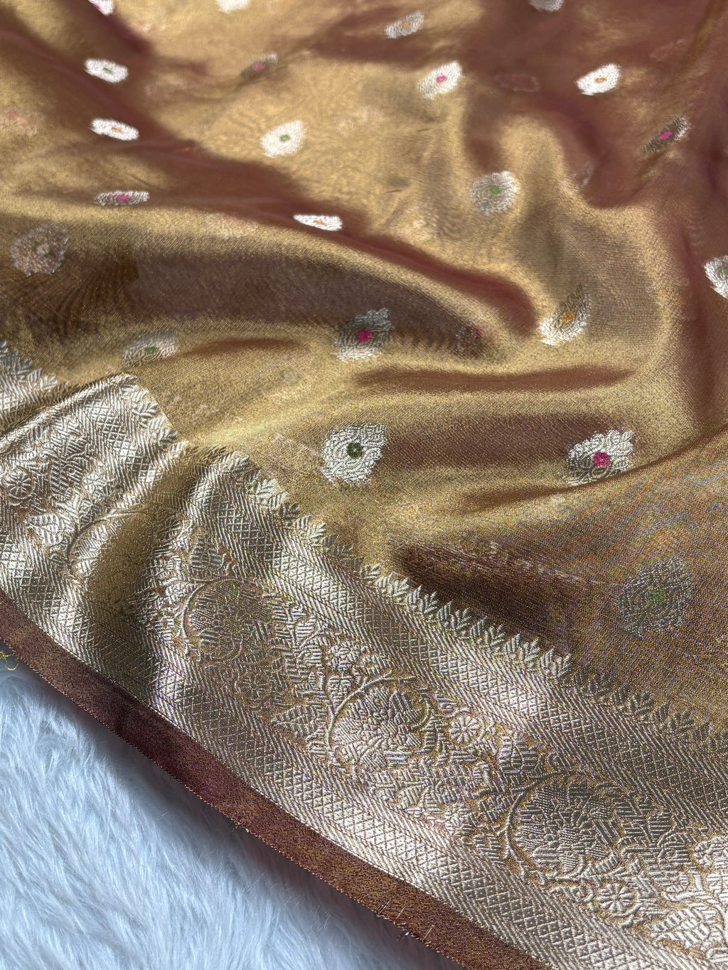 Soft Tishu Silk Banarasi Saree