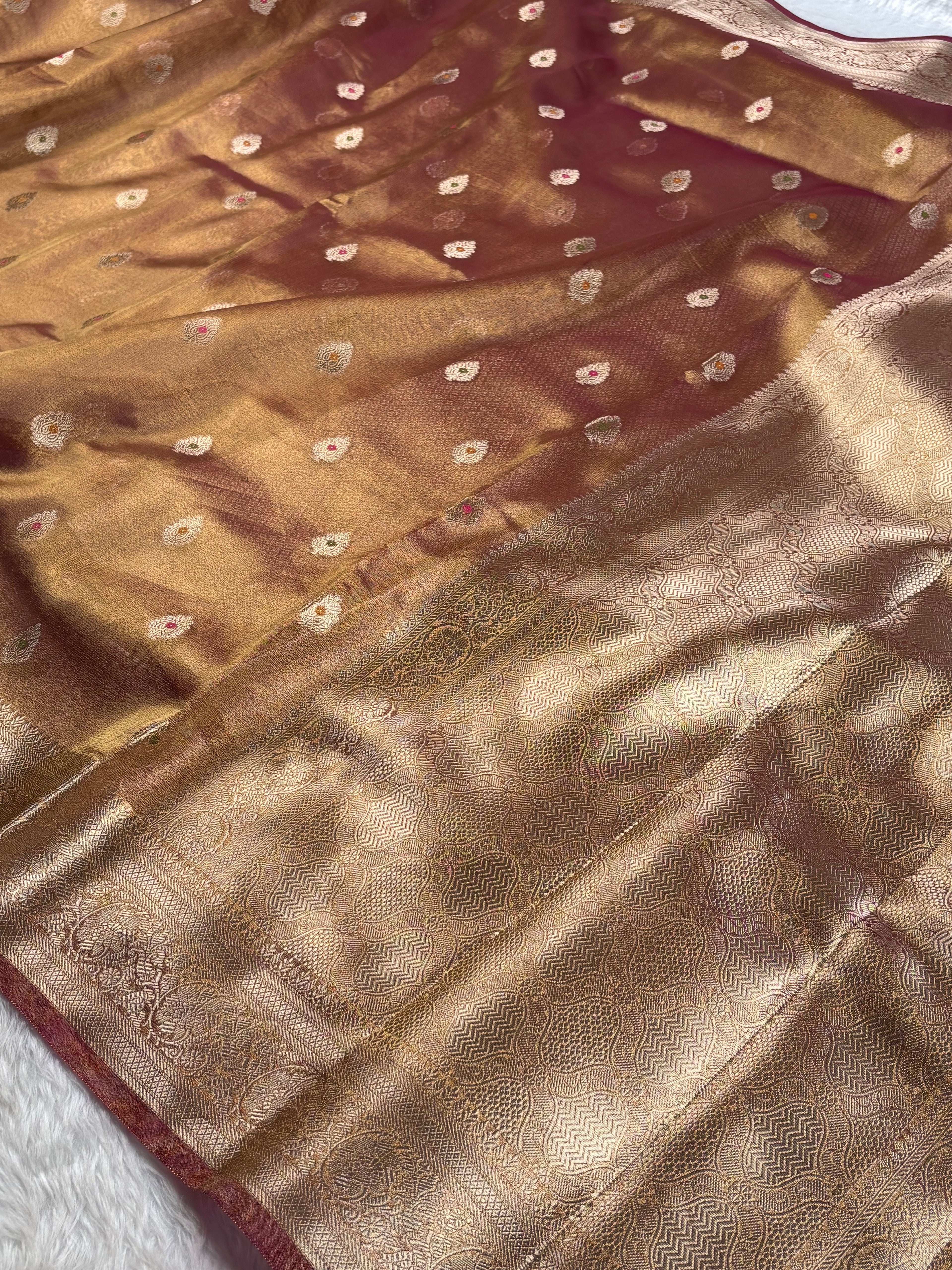 Soft Tishu Silk Banarasi Saree