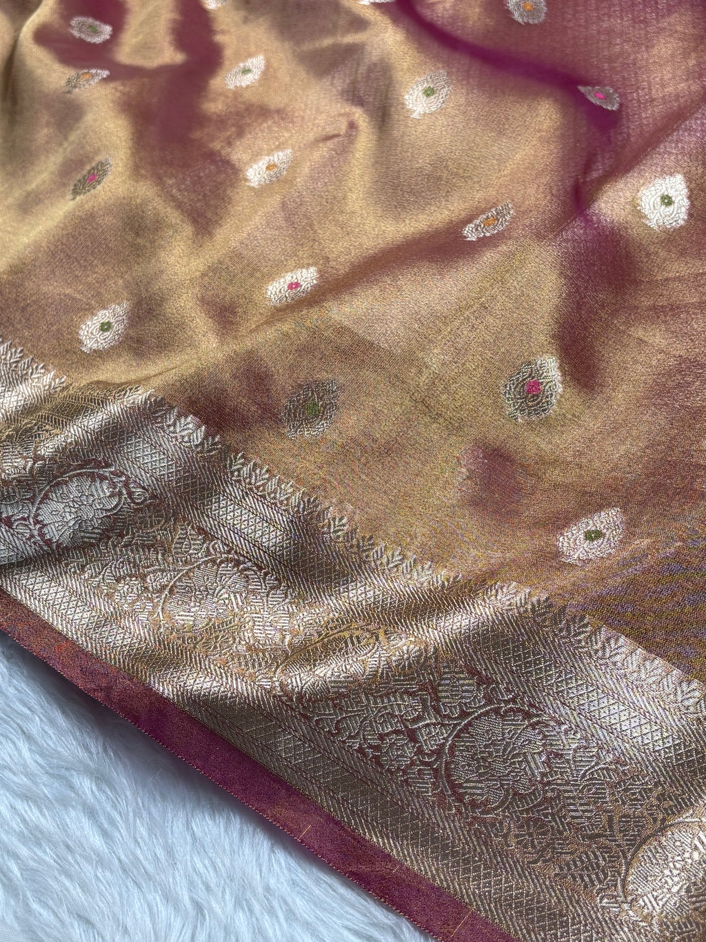 Soft Tishu Silk Banarasi Saree