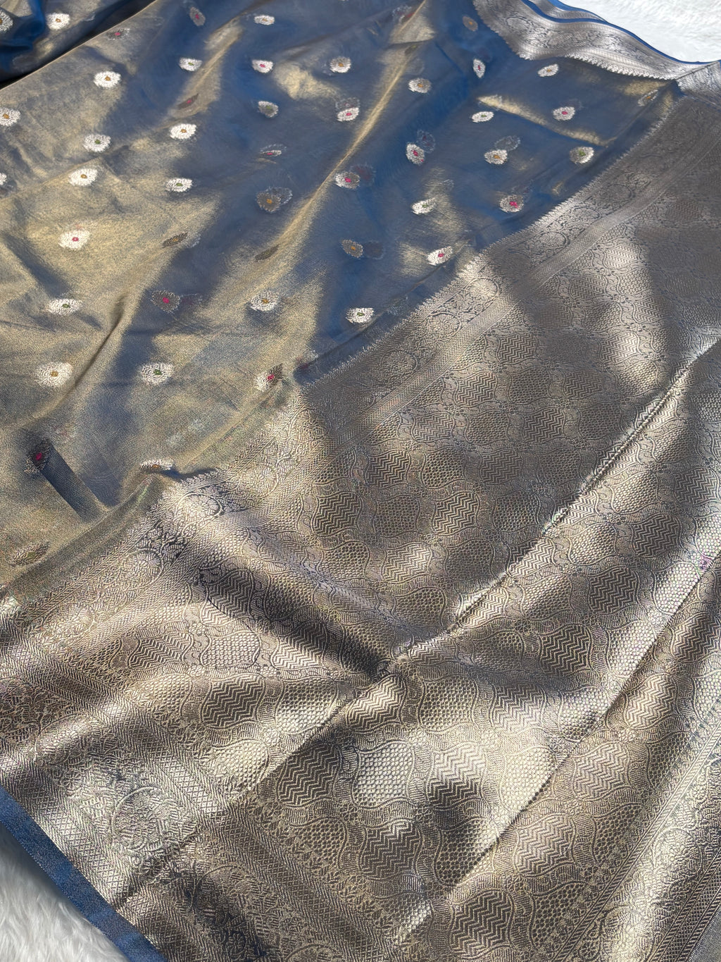 Soft Tishu Silk Banarasi Saree