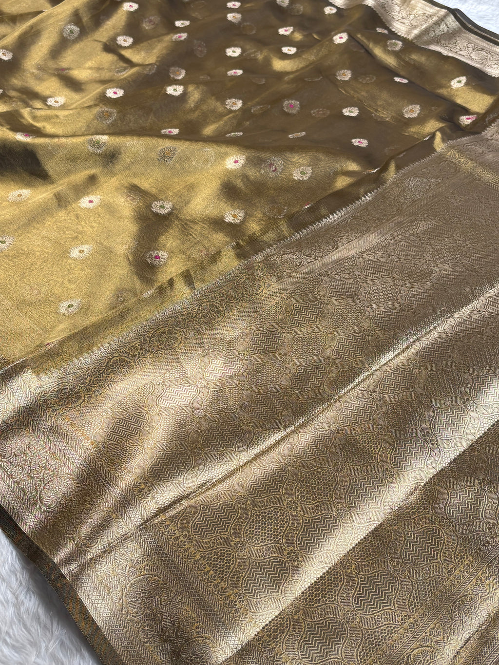 Soft Tishu Silk Banarasi Saree