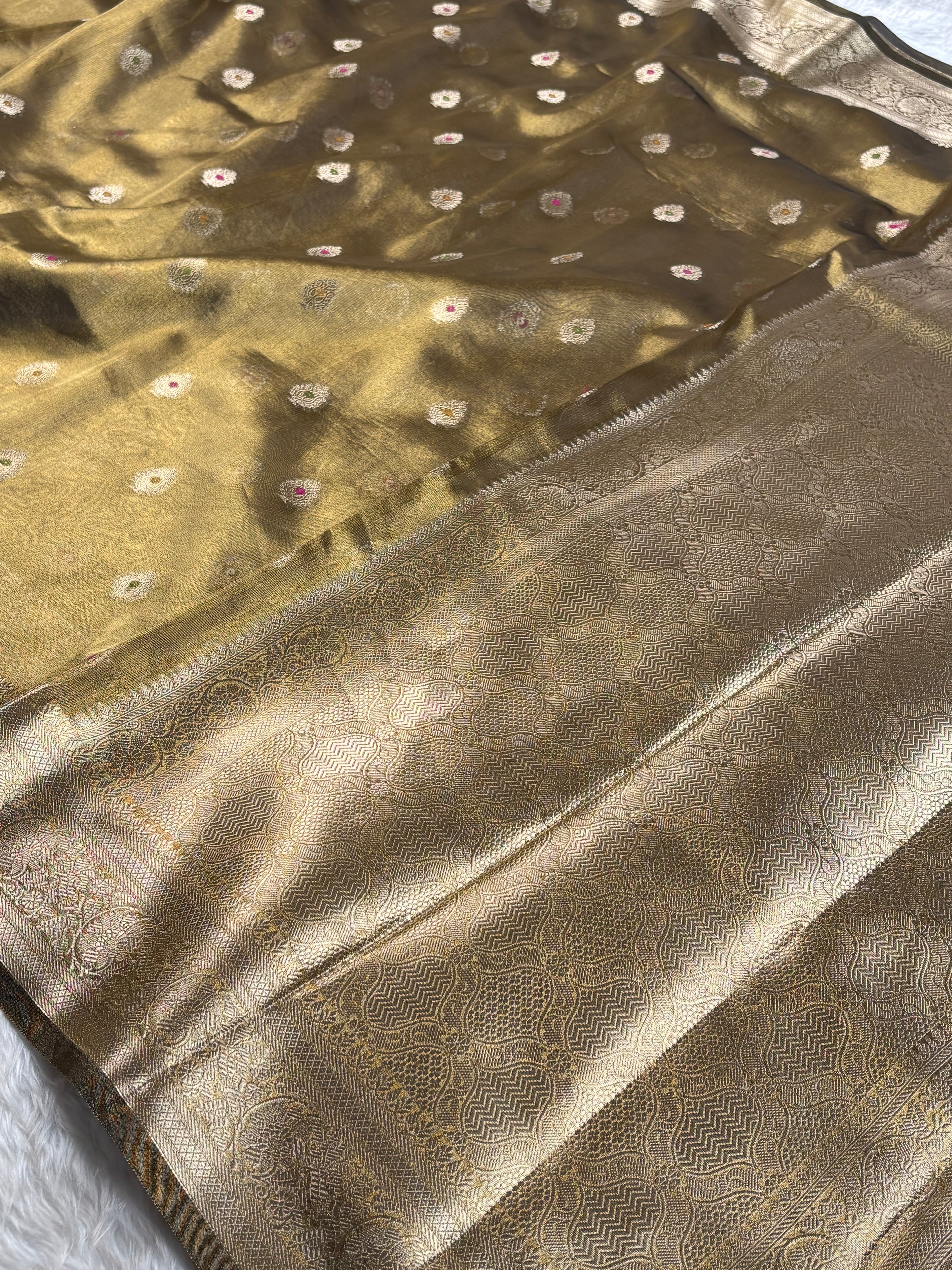Soft Tishu Silk Banarasi Saree