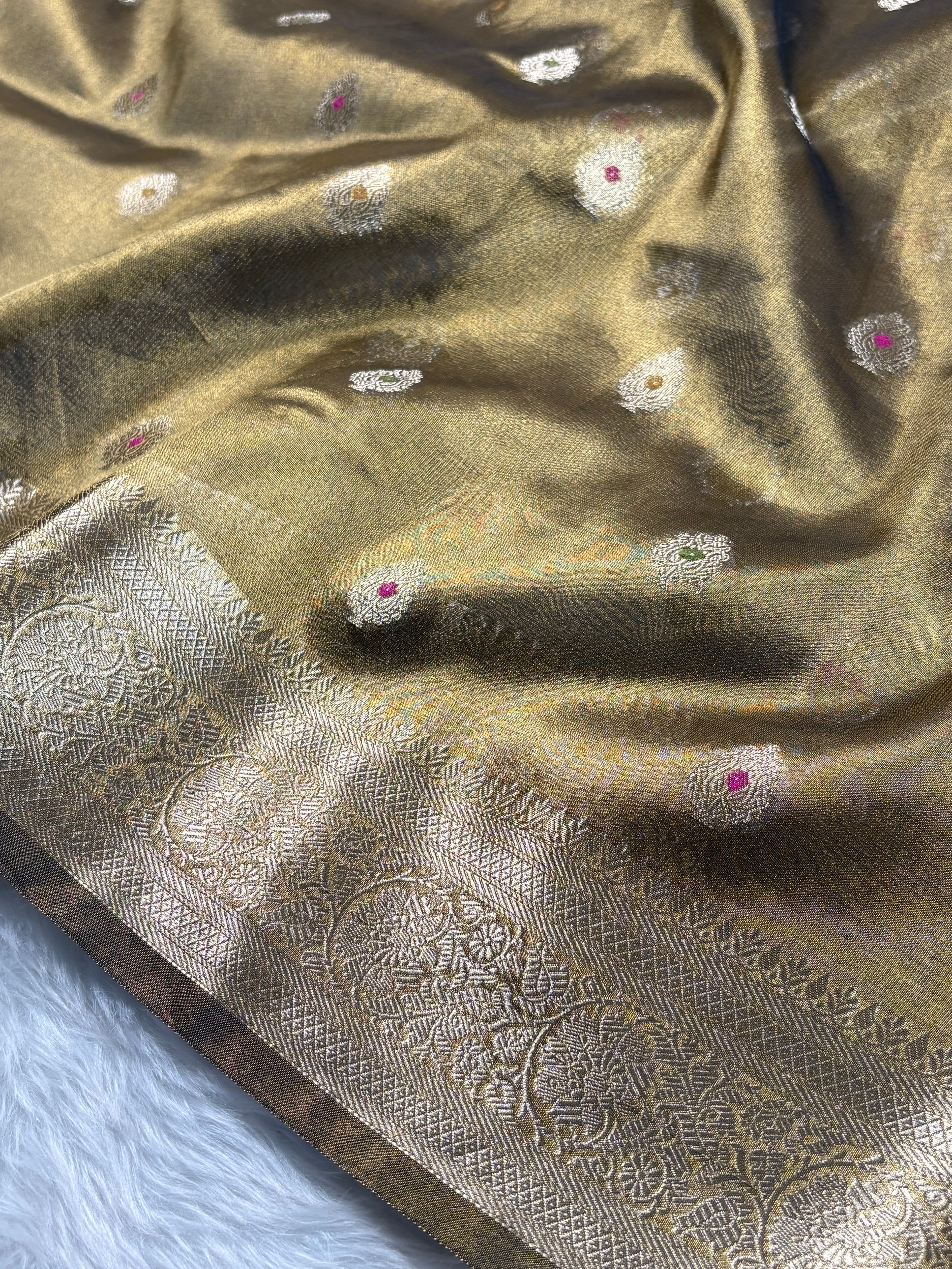 Soft Tishu Silk Banarasi Saree