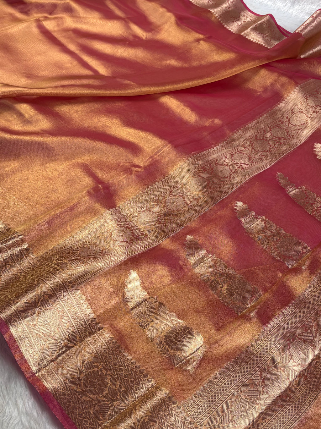 Soft Tishu Silk Banarasi Saree