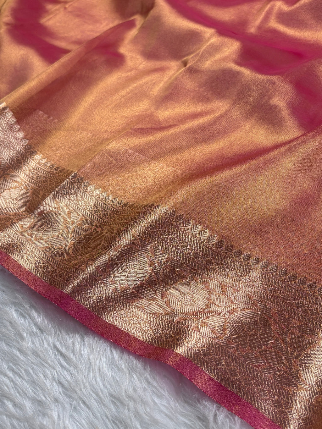 Soft Tishu Silk Banarasi Saree
