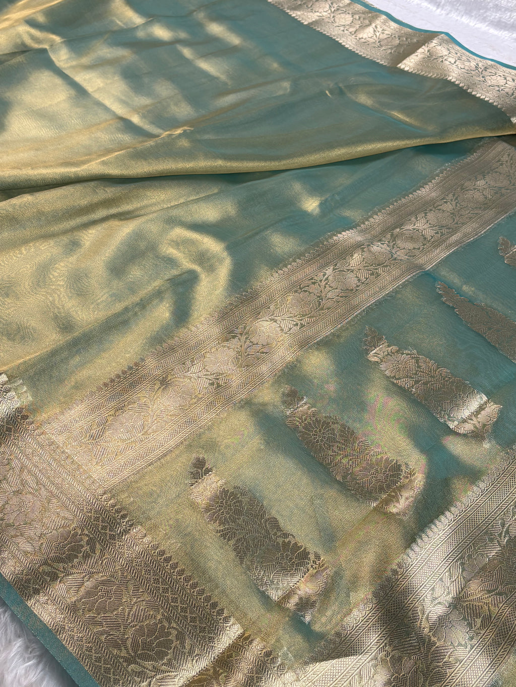 Soft Tishu Silk Banarasi Saree