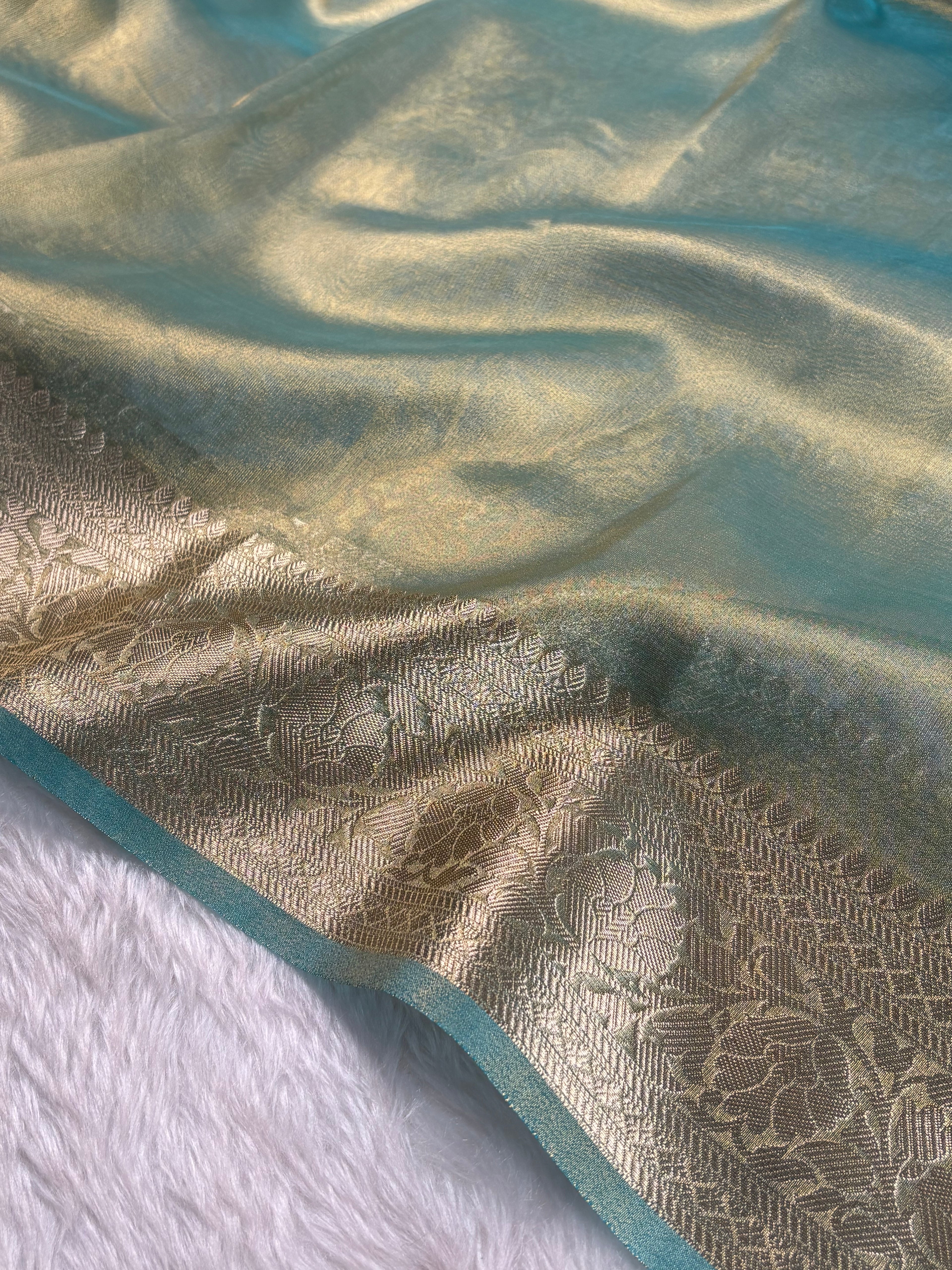 Soft Tishu Silk Banarasi Saree