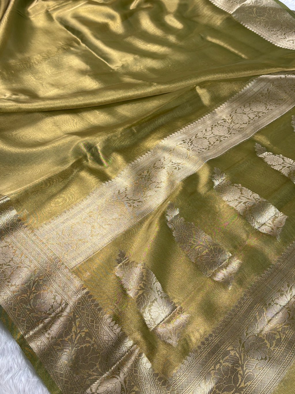 Soft Tishu Silk Banarasi Saree