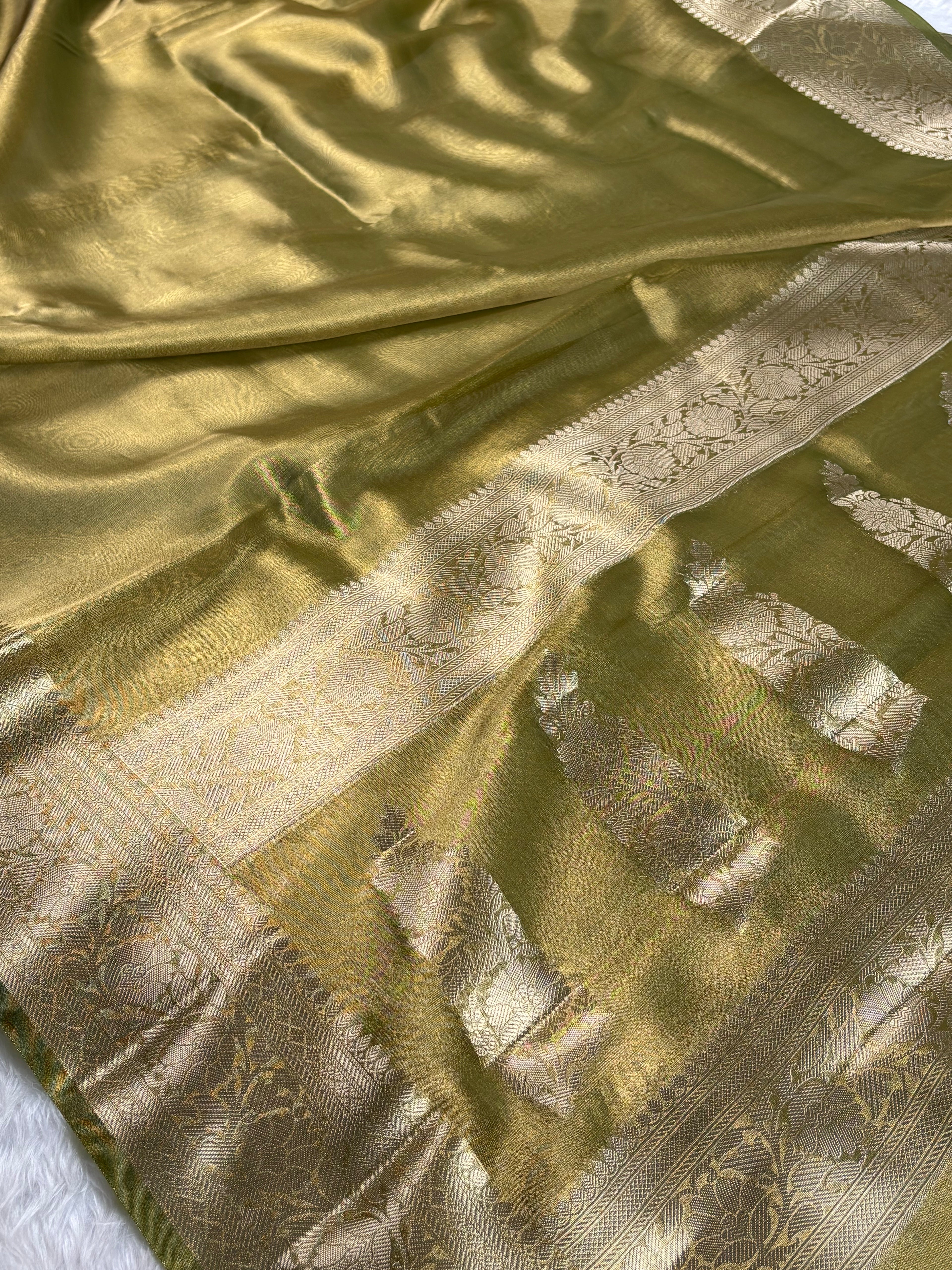 Soft Tishu Silk Banarasi Saree