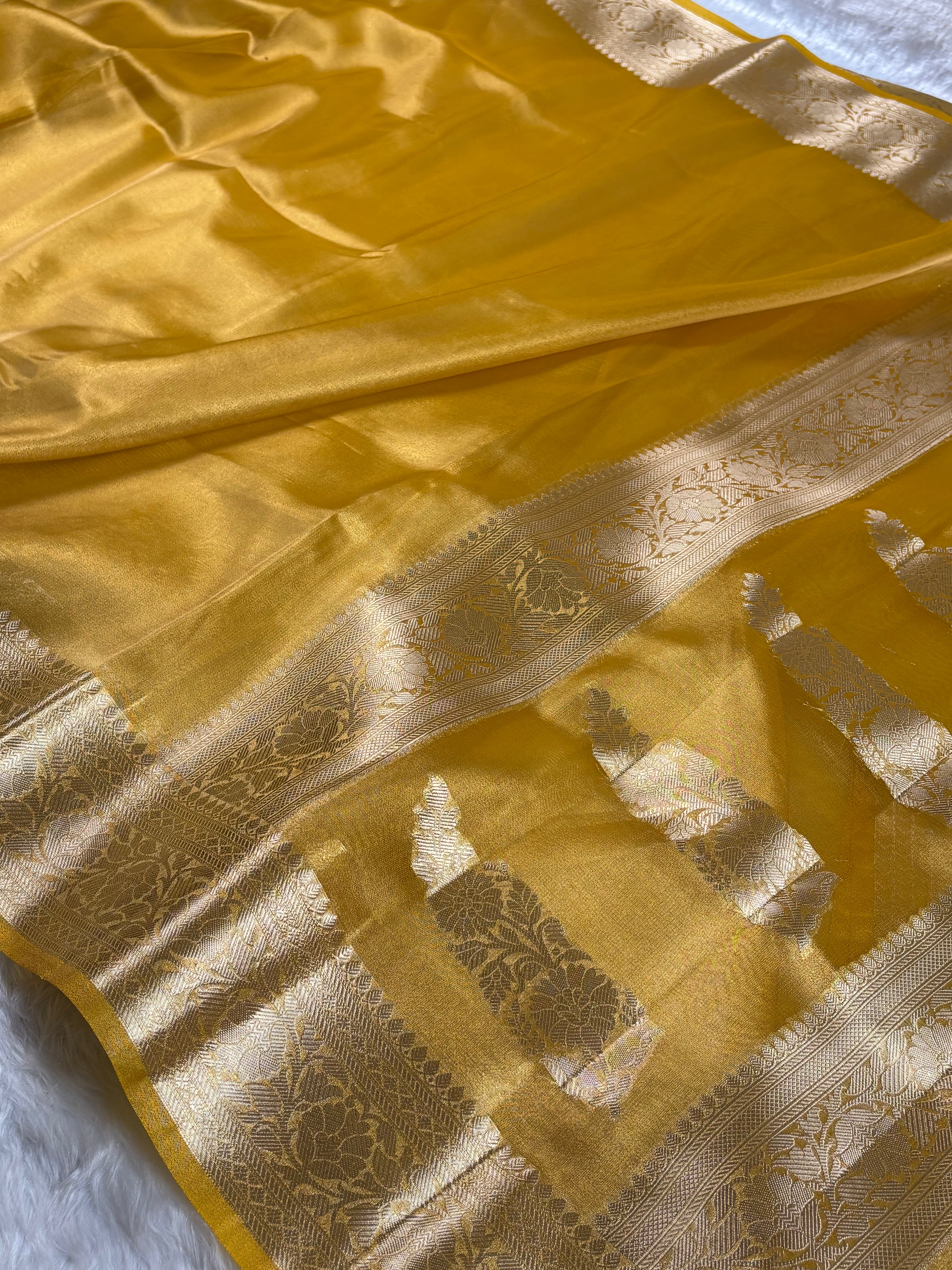 Soft Tishu Silk Banarasi Saree