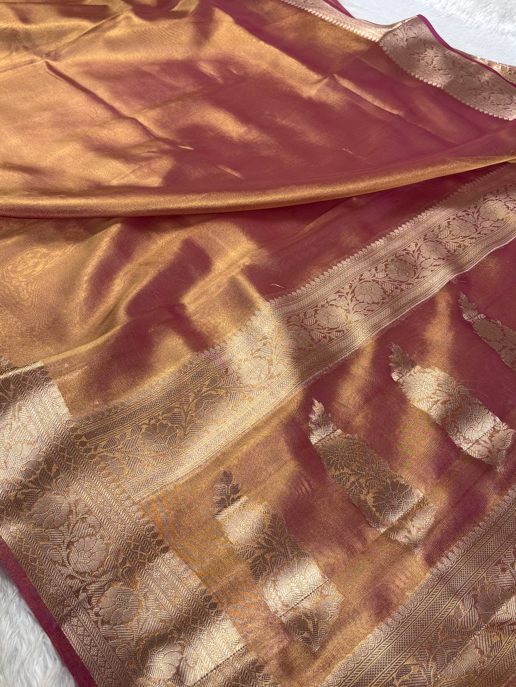 Soft Tishu Silk Banarasi Saree