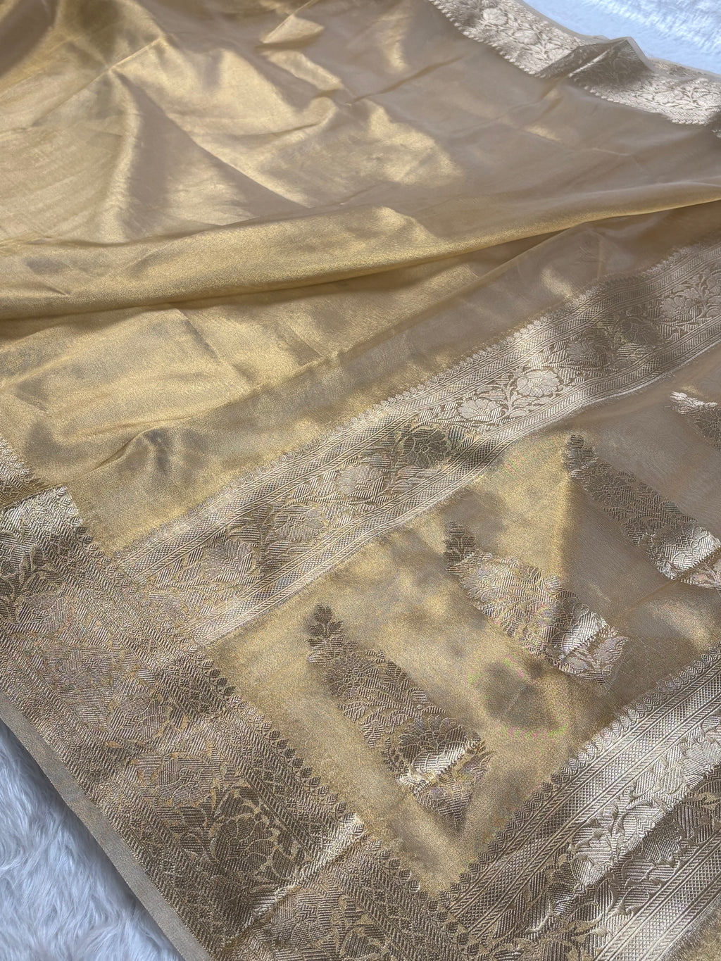 Soft Tishu Silk Banarasi Saree