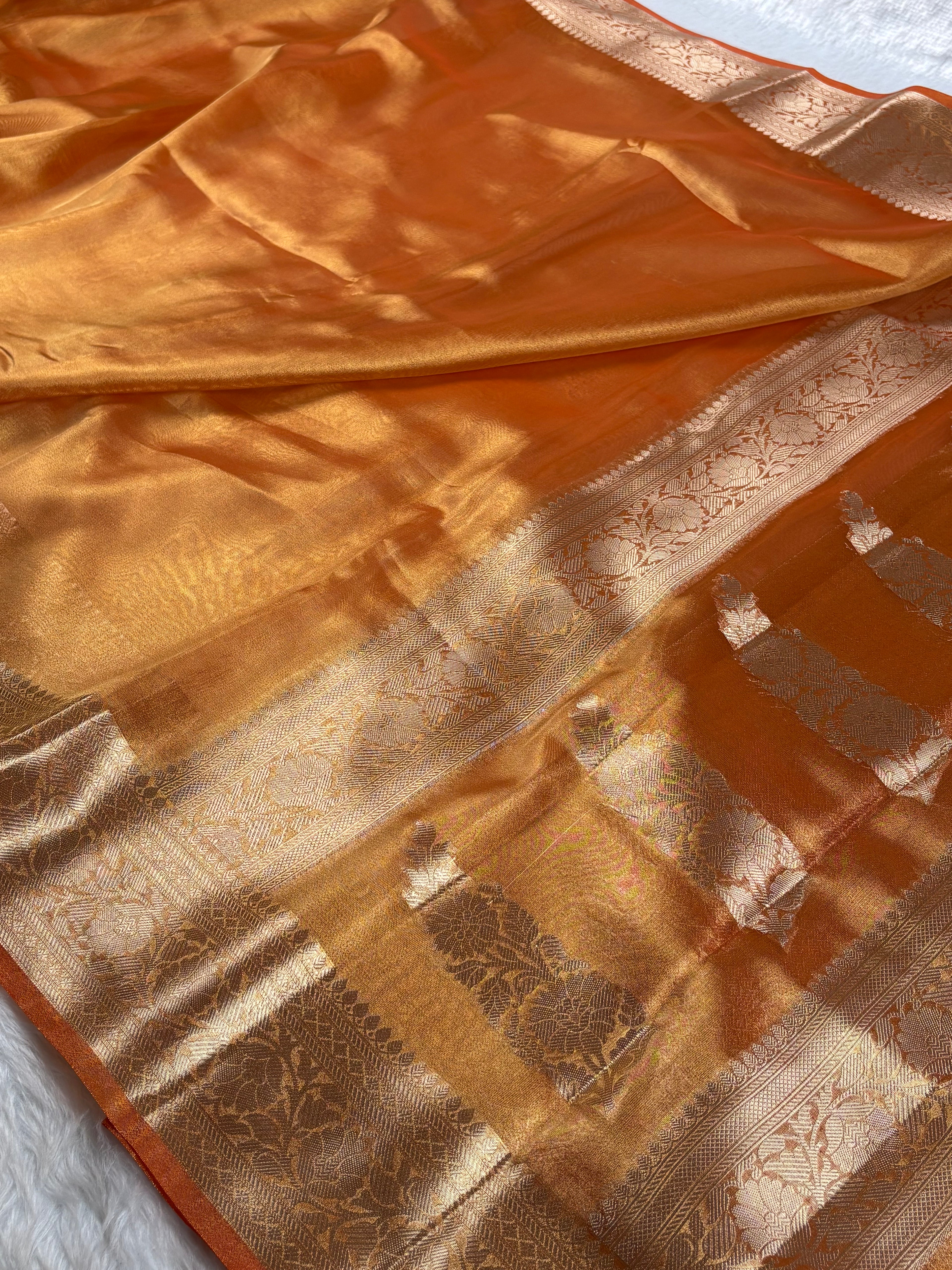 Soft Tishu Silk Banarasi Saree
