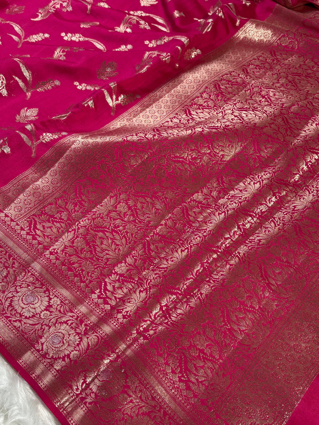 Pure Moonga Silk Banarasi Saree