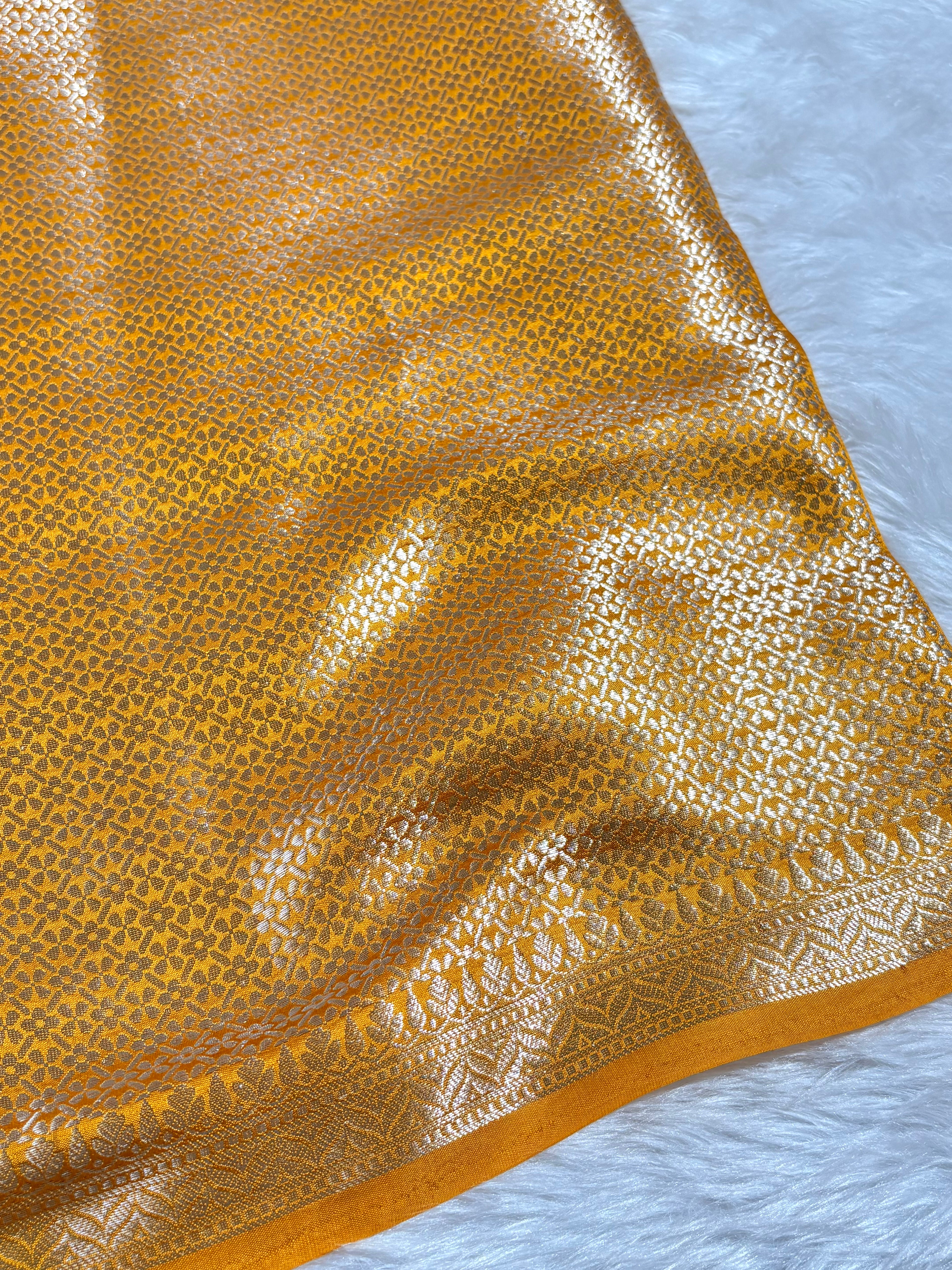Pure Katan Silk Alfi Banarasi Saree