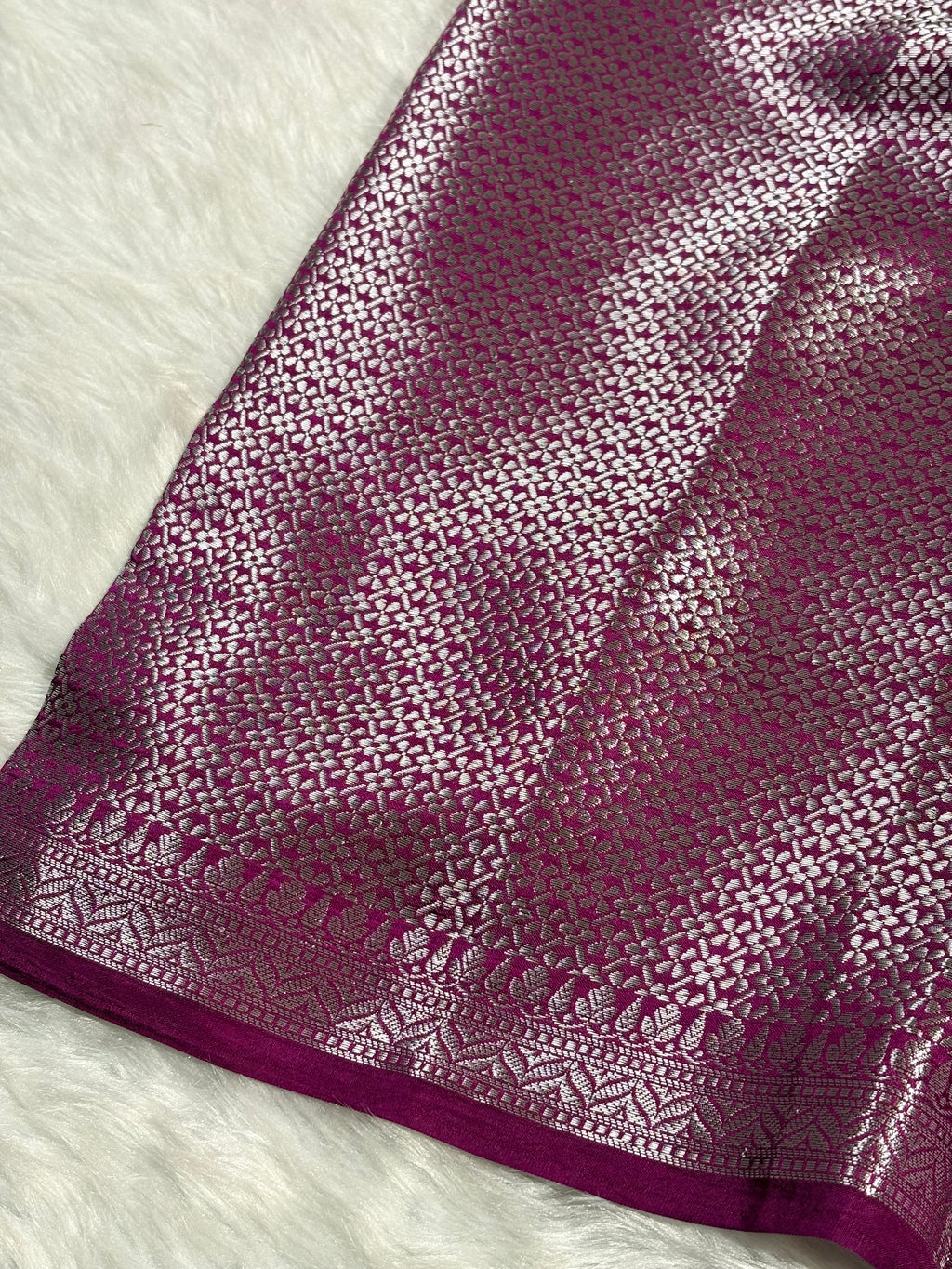 Pure Katan Silk Alfi Banarasi Saree