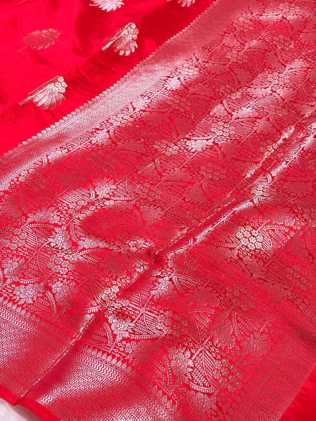 Pure Katan Silk Alfi Banarasi Saree