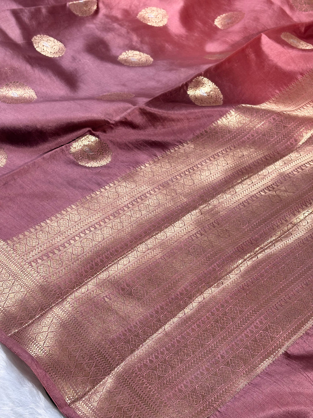 Pure Katan Silk Alfi Banarasi Saree