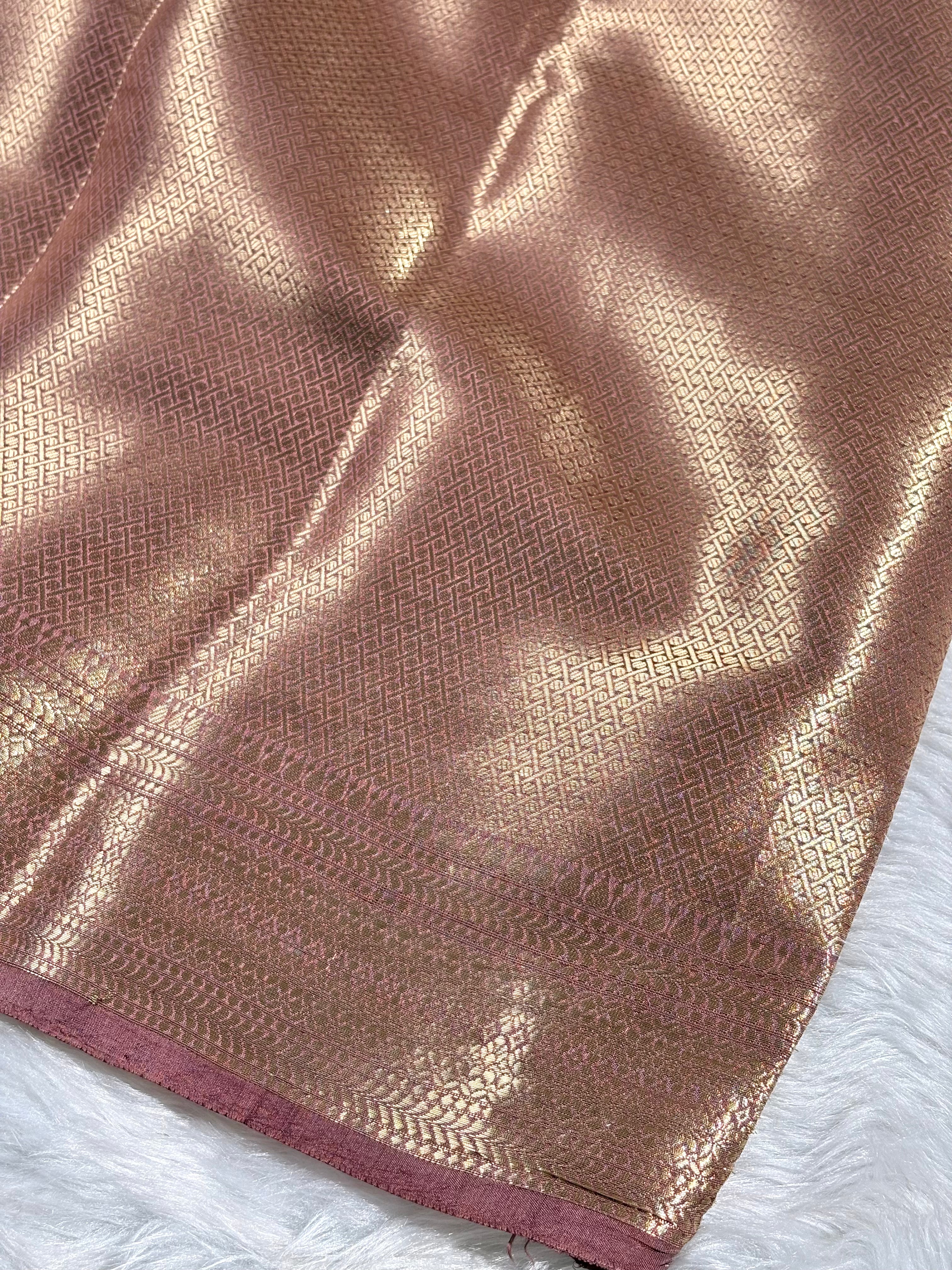 Pure Katan Silk Alfi Banarasi Saree