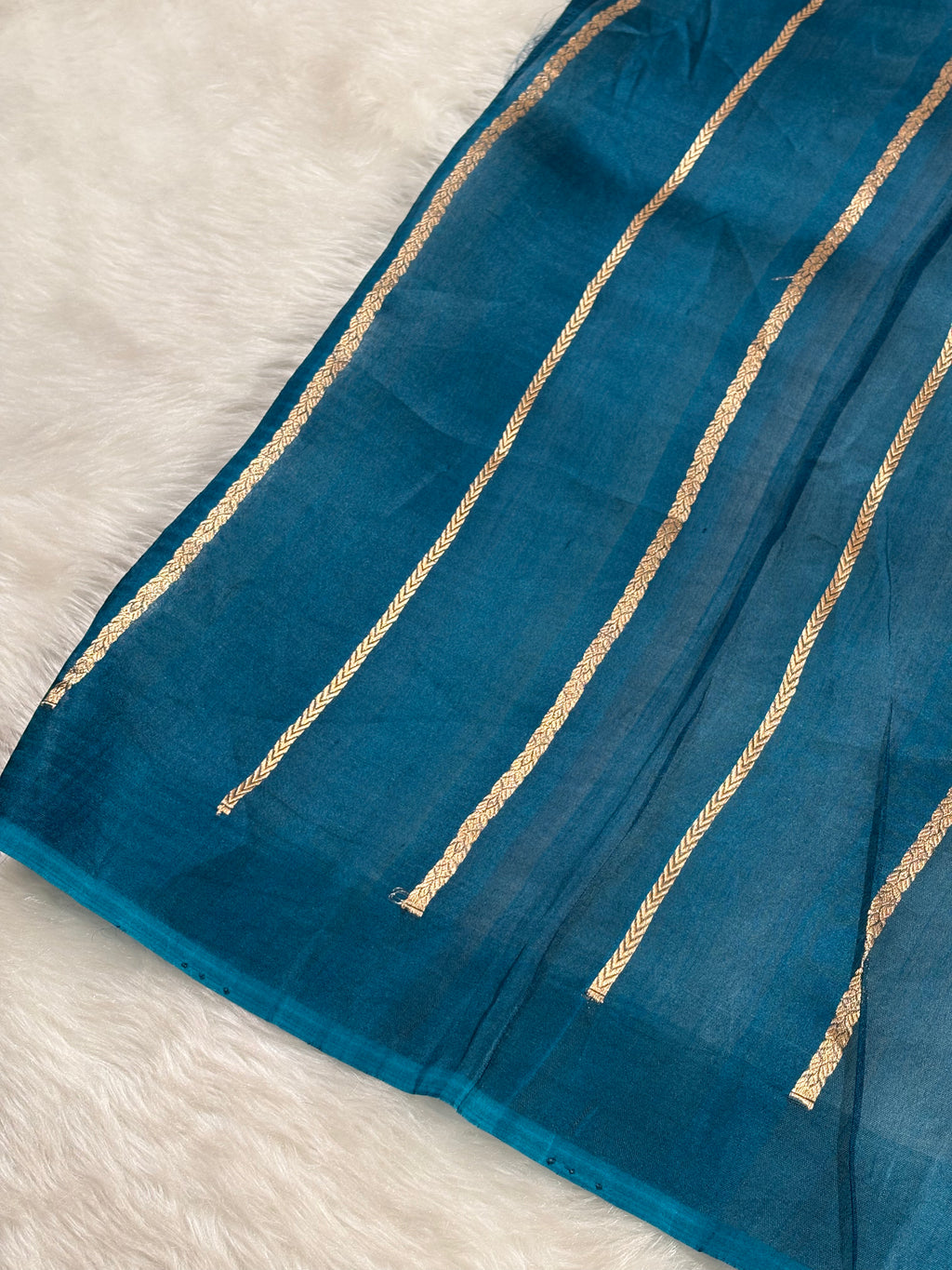 Pure Kora Organza Handloom Banarasi