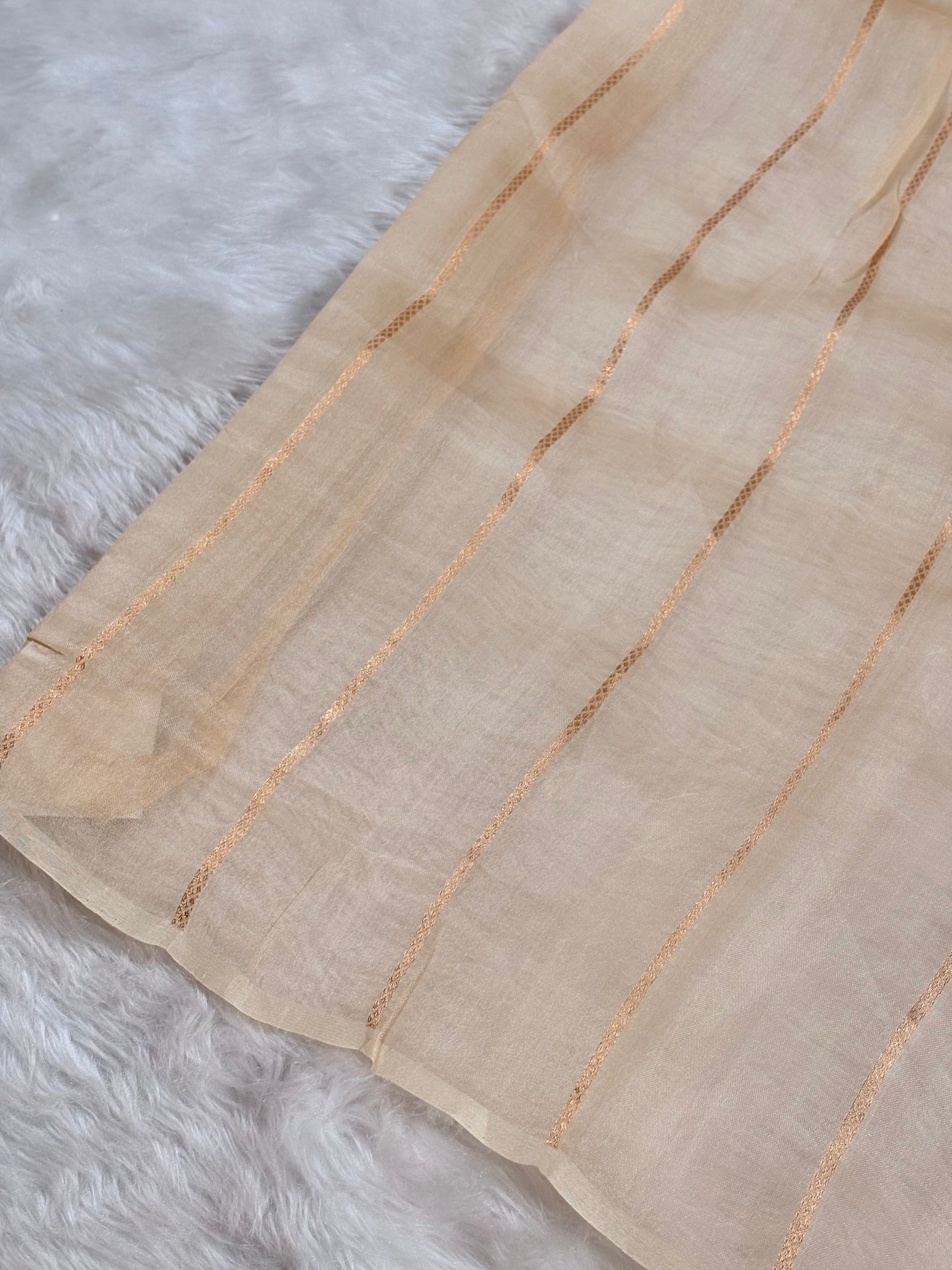 Pure Kora Organza Handloom Banarasi Saree
