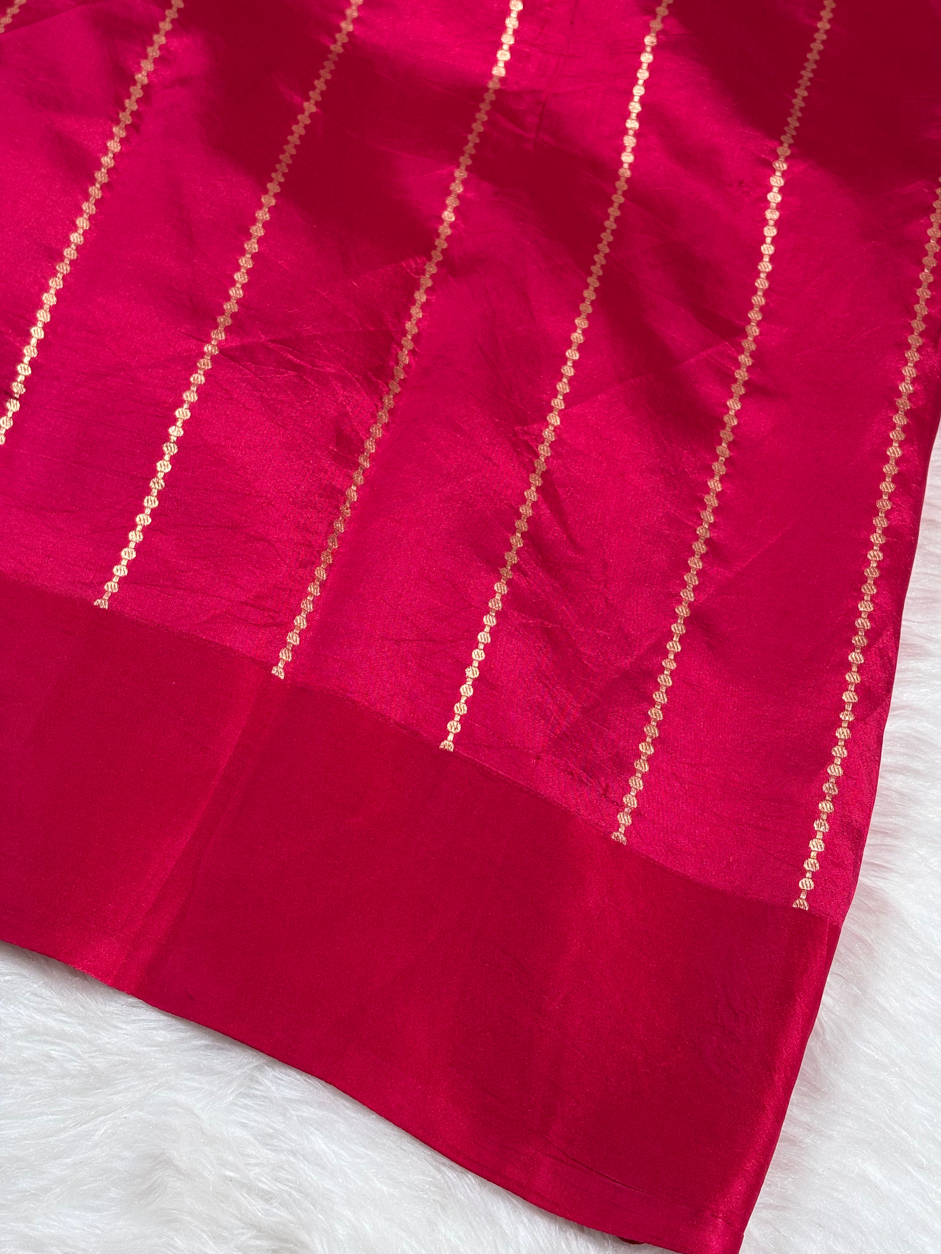 Pure Katan Silk Alfi Handloom Banarasi Saree
