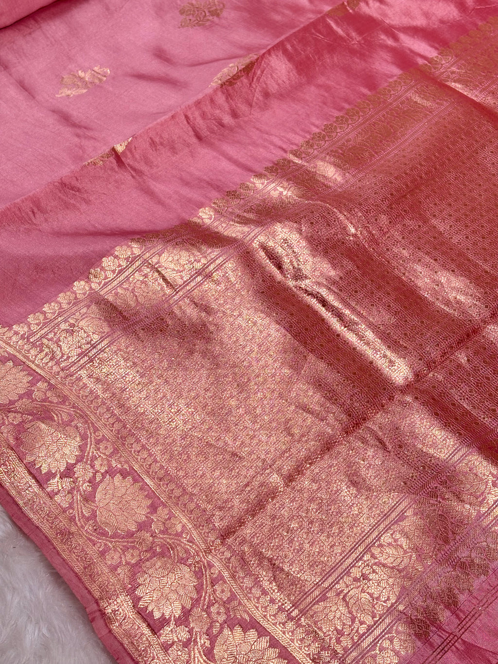 Pure Katan Silk Handloom Banarasi Saree