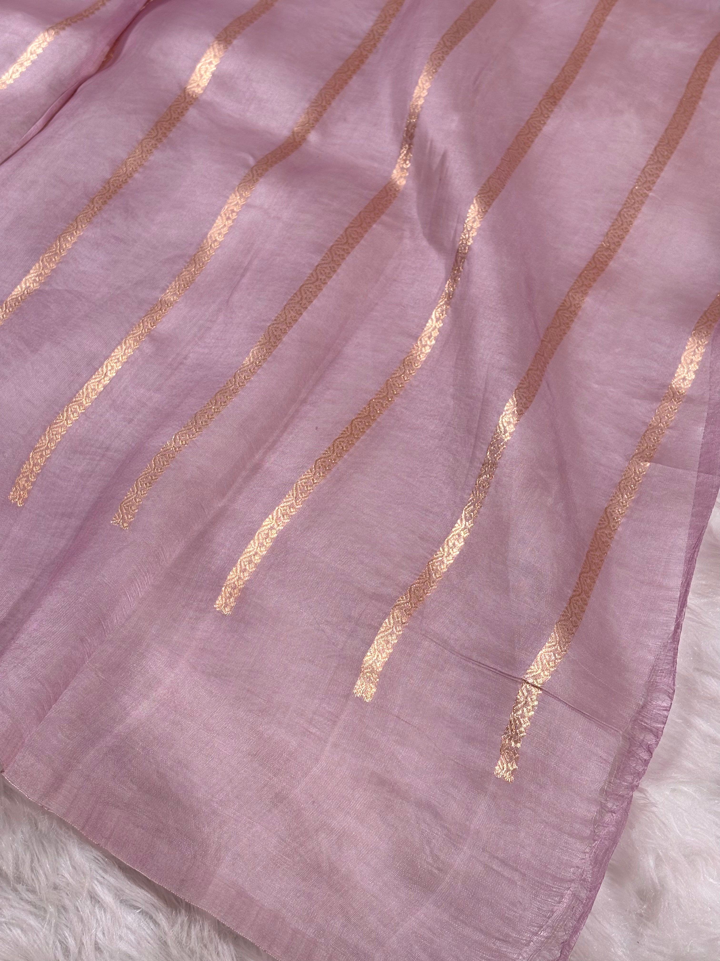 Pure Kora Organza Handloom Banarasi Saree
