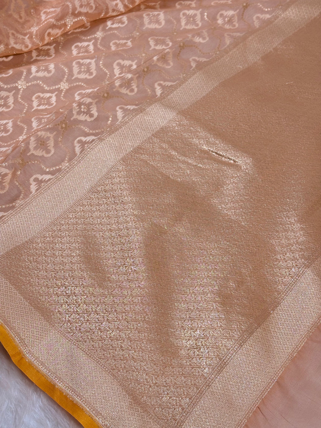 Pure Cotton Jamdani Banarasi Saree