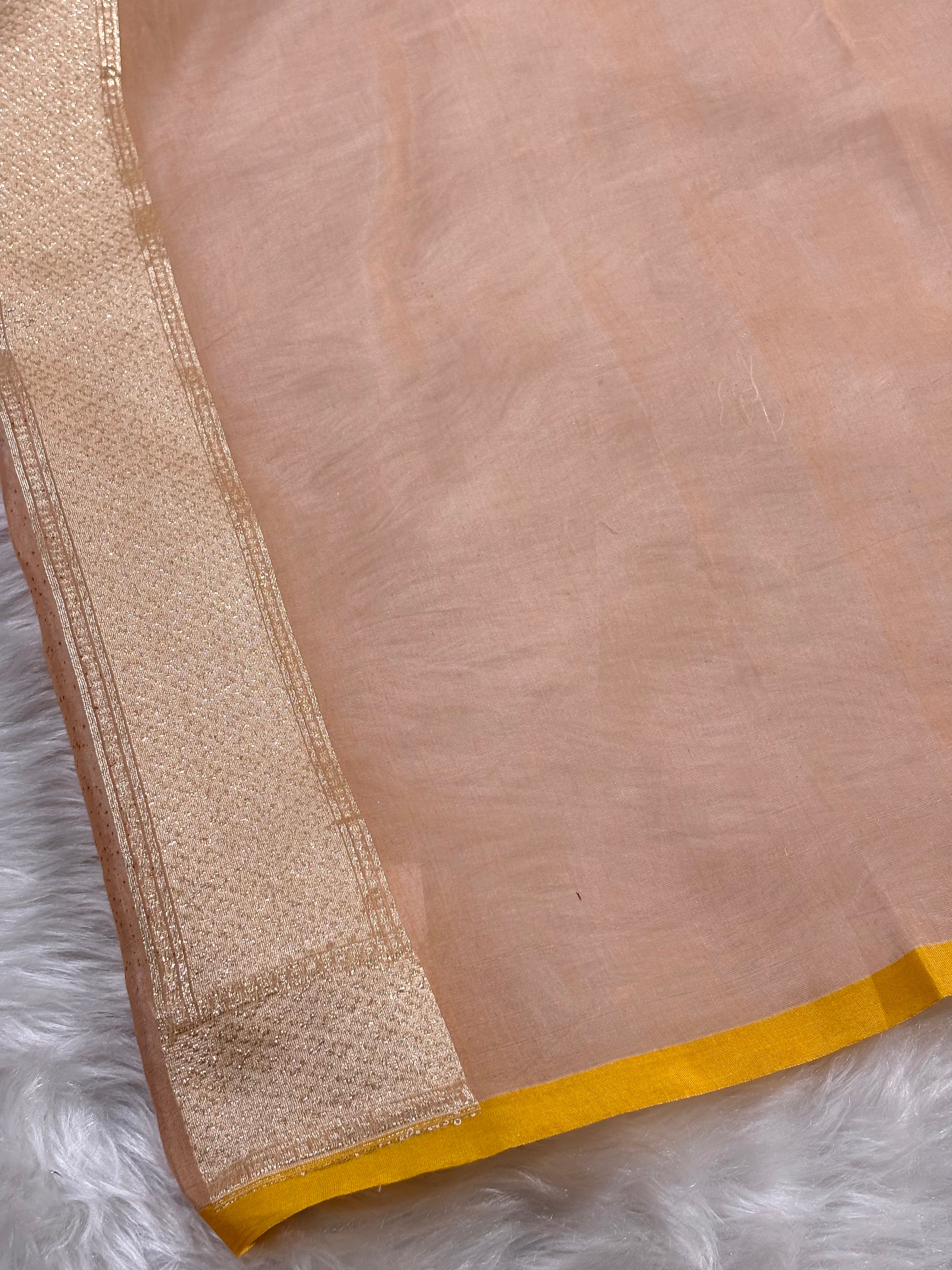 Pure Cotton Jamdani Banarasi Saree