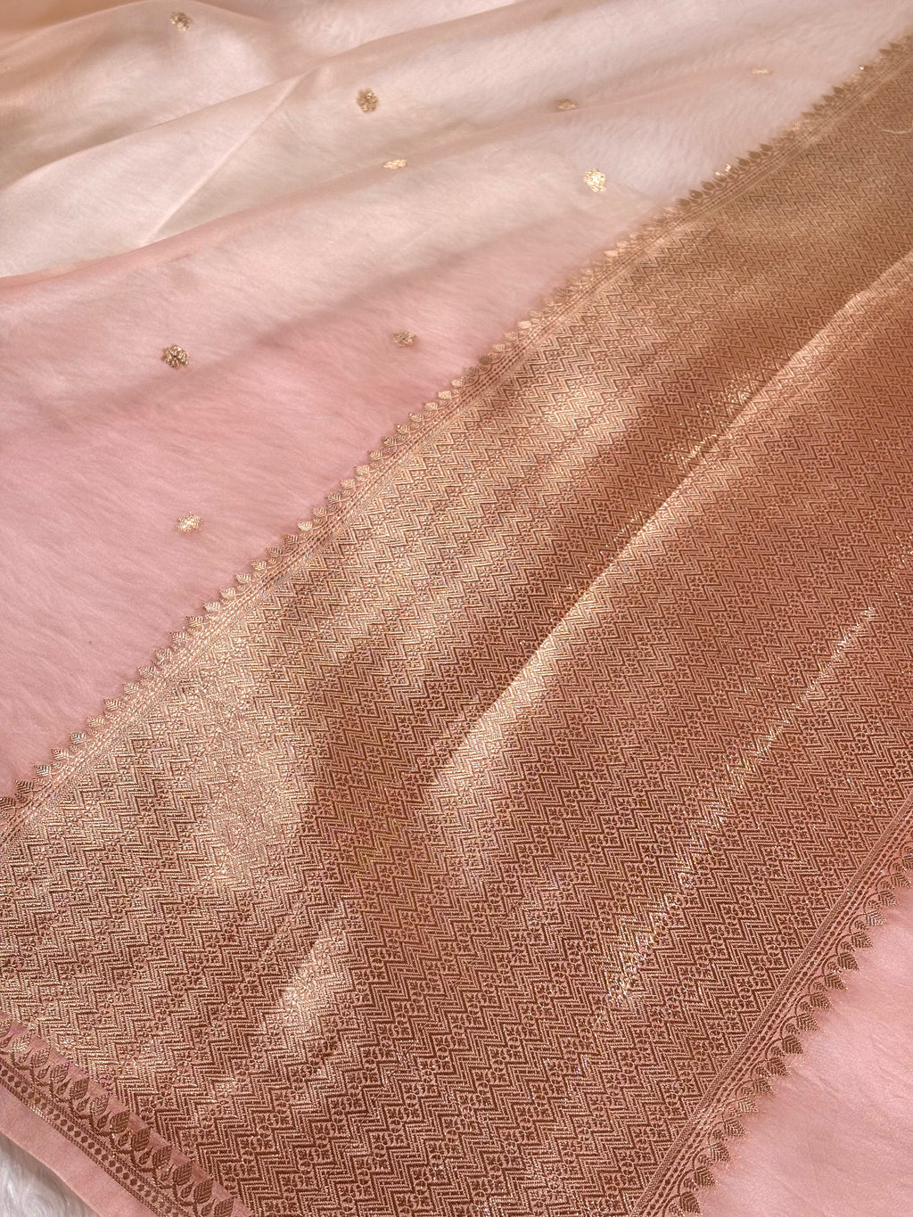 Pure Kora Organza Banarasi Saree