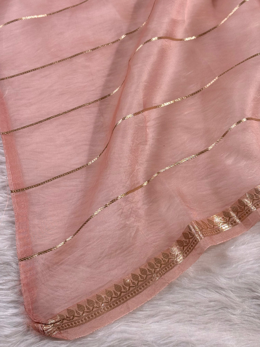 Pure Kora Organza Banarasi Saree