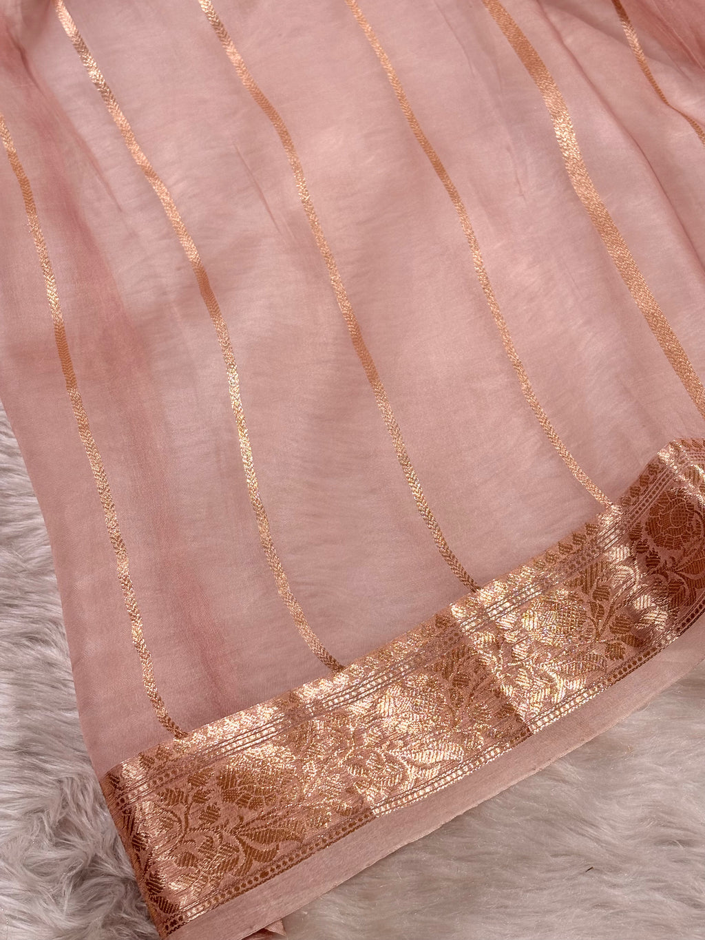 Pure Kora Organza Handloom Banarasi Saree