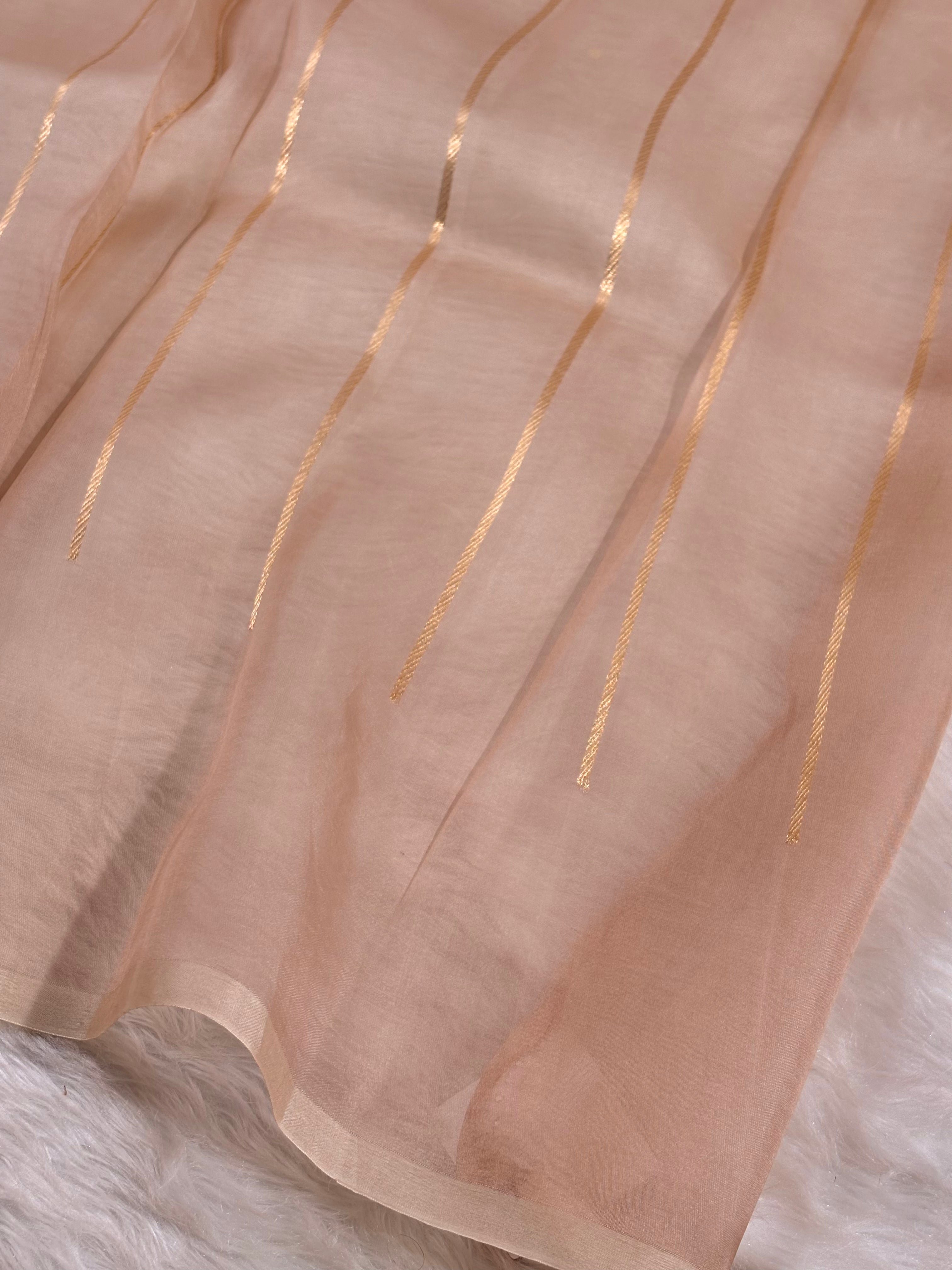Pure Kora Organza Handloom Banarasi Saree