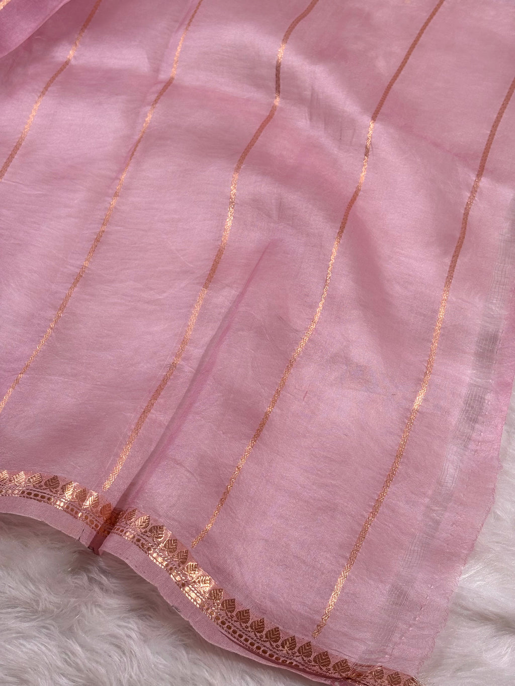 Pure Kora Organza Handloom Banarasi Saree
