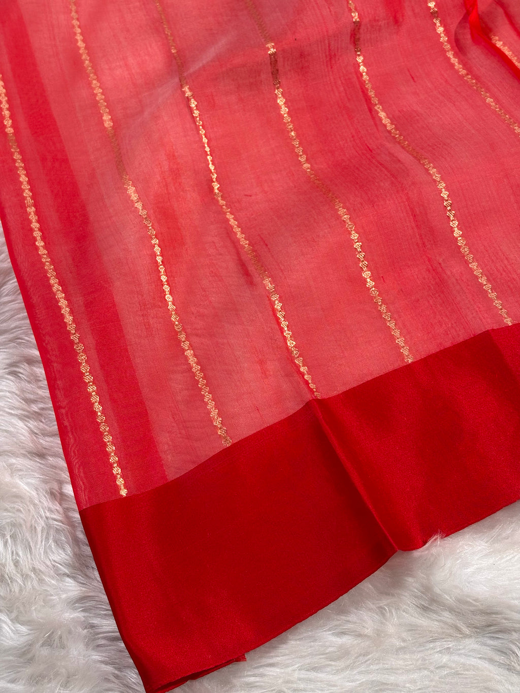 Pure Tishu Silk Alfi Handloom Banarasi Saree