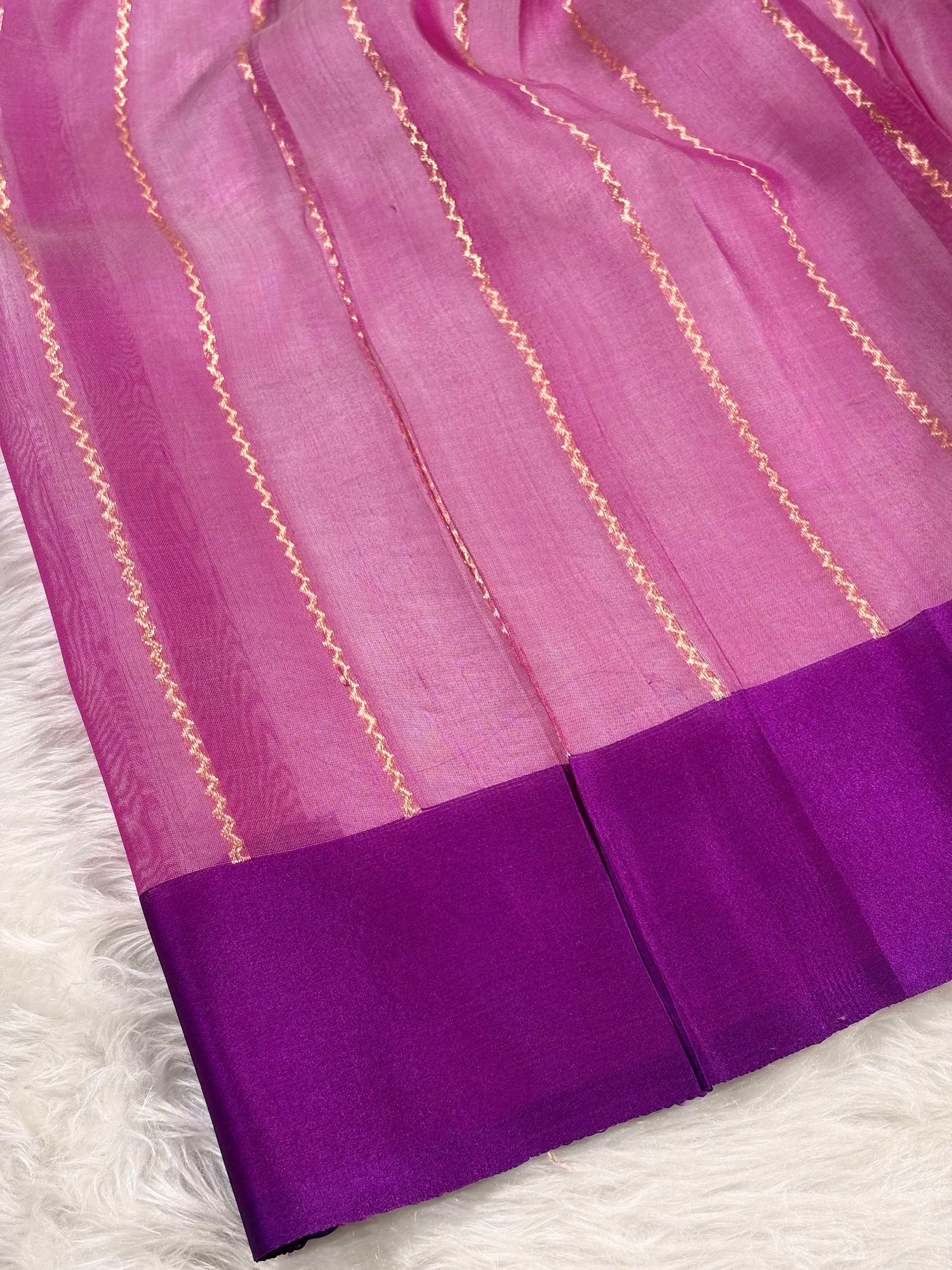 Pure Tishu Silk Alfi Handloom Banarasi Saree