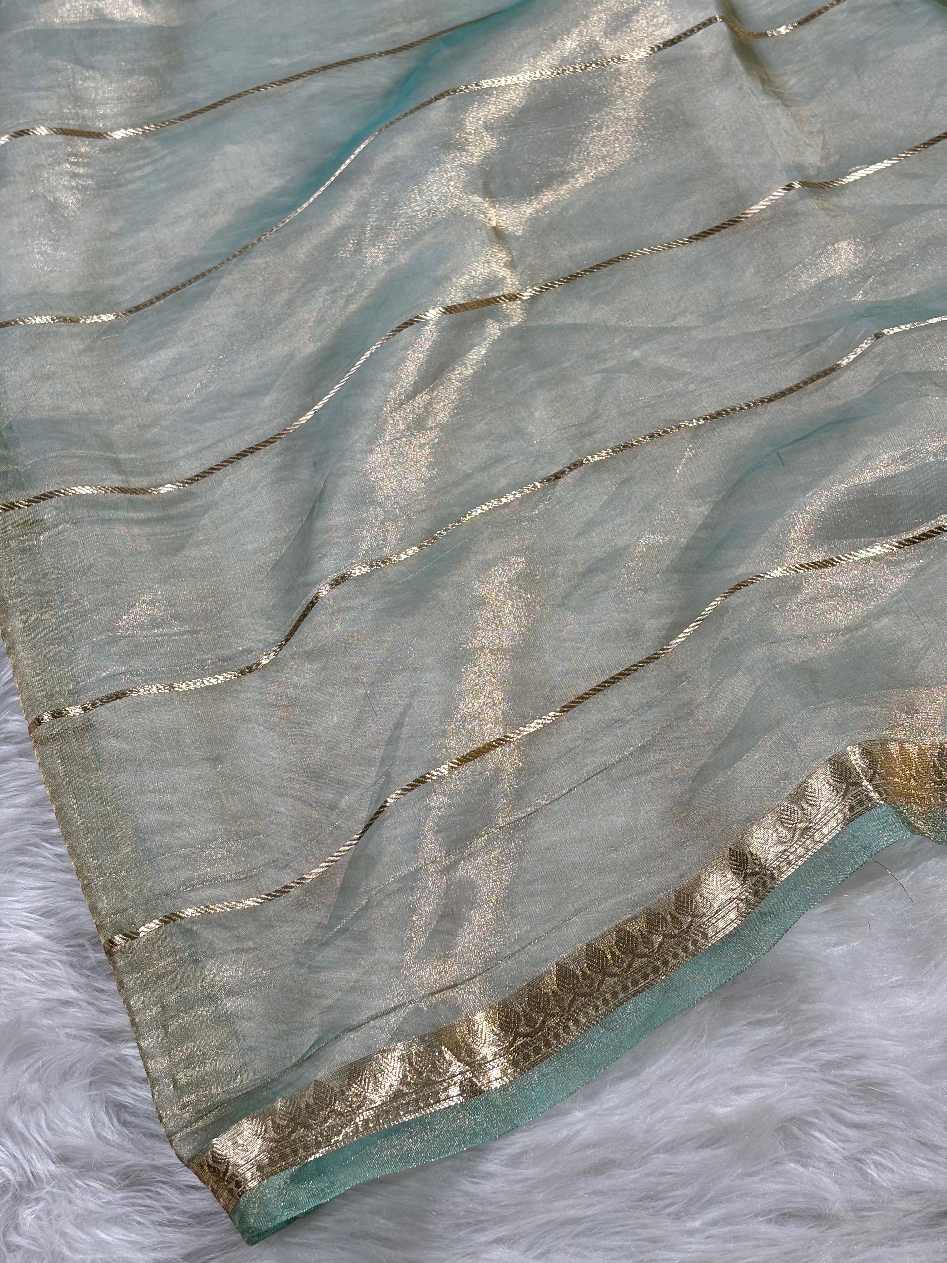 Pure Tishu Silk Banarasi Saree