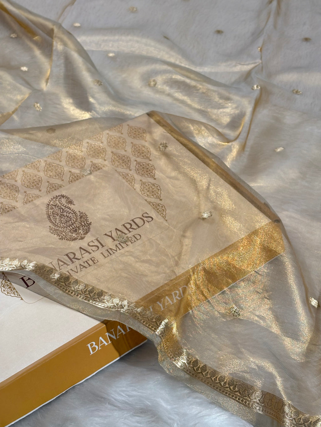 Woven Pure silk Banarasi saree crafted on traditional looms in Varanasi