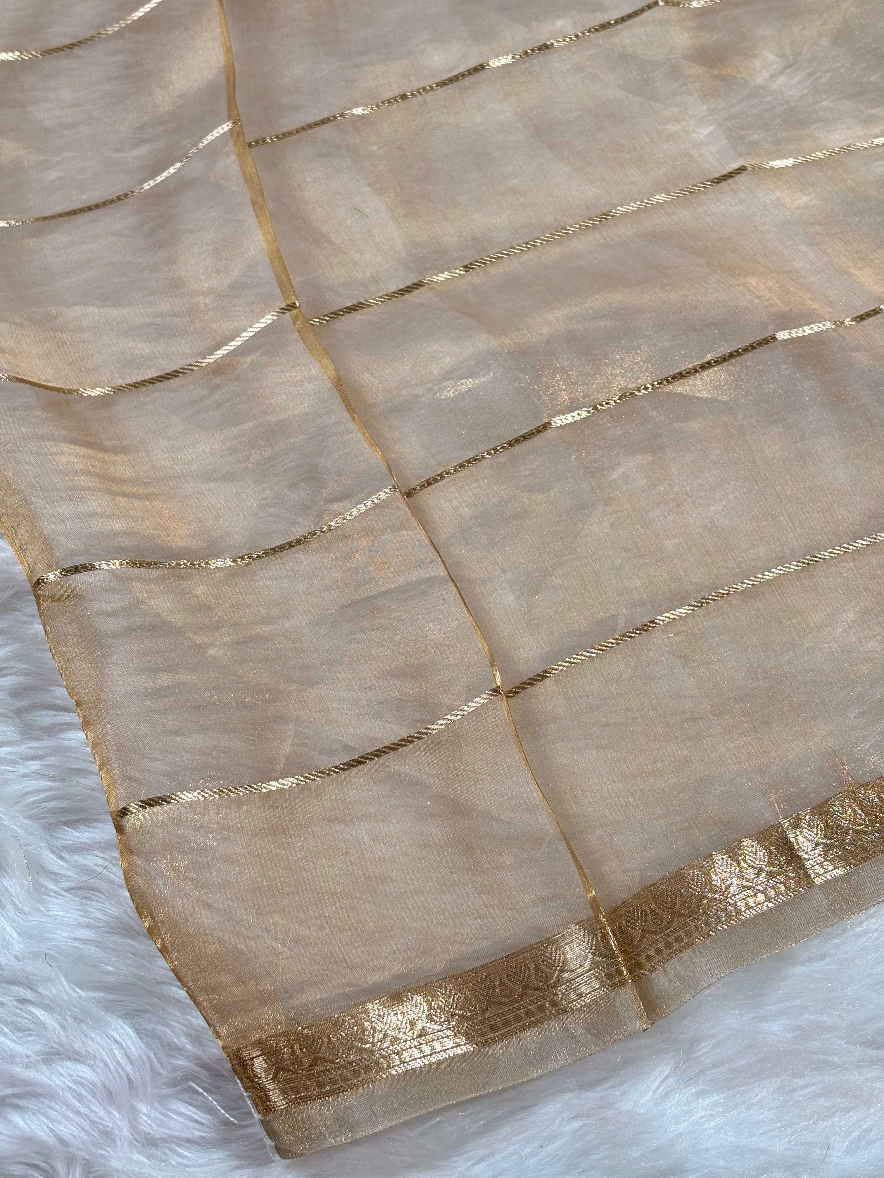 Pure Tishu Silk Banarasi Saree