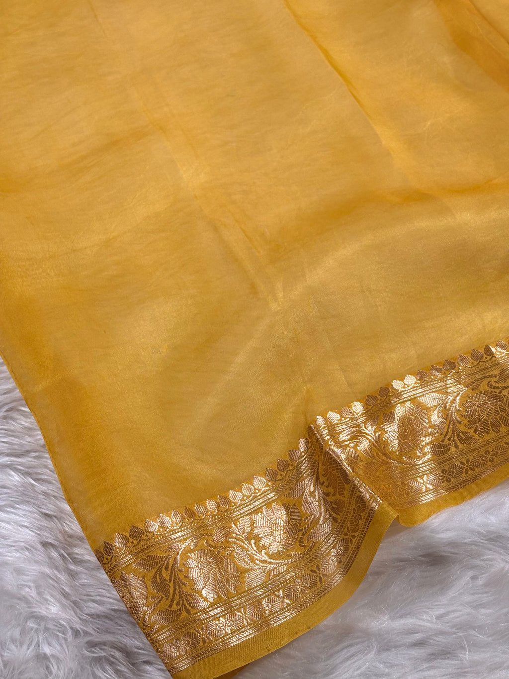 Pure Tshu Silk Alfi Handloom Banarasi Saree